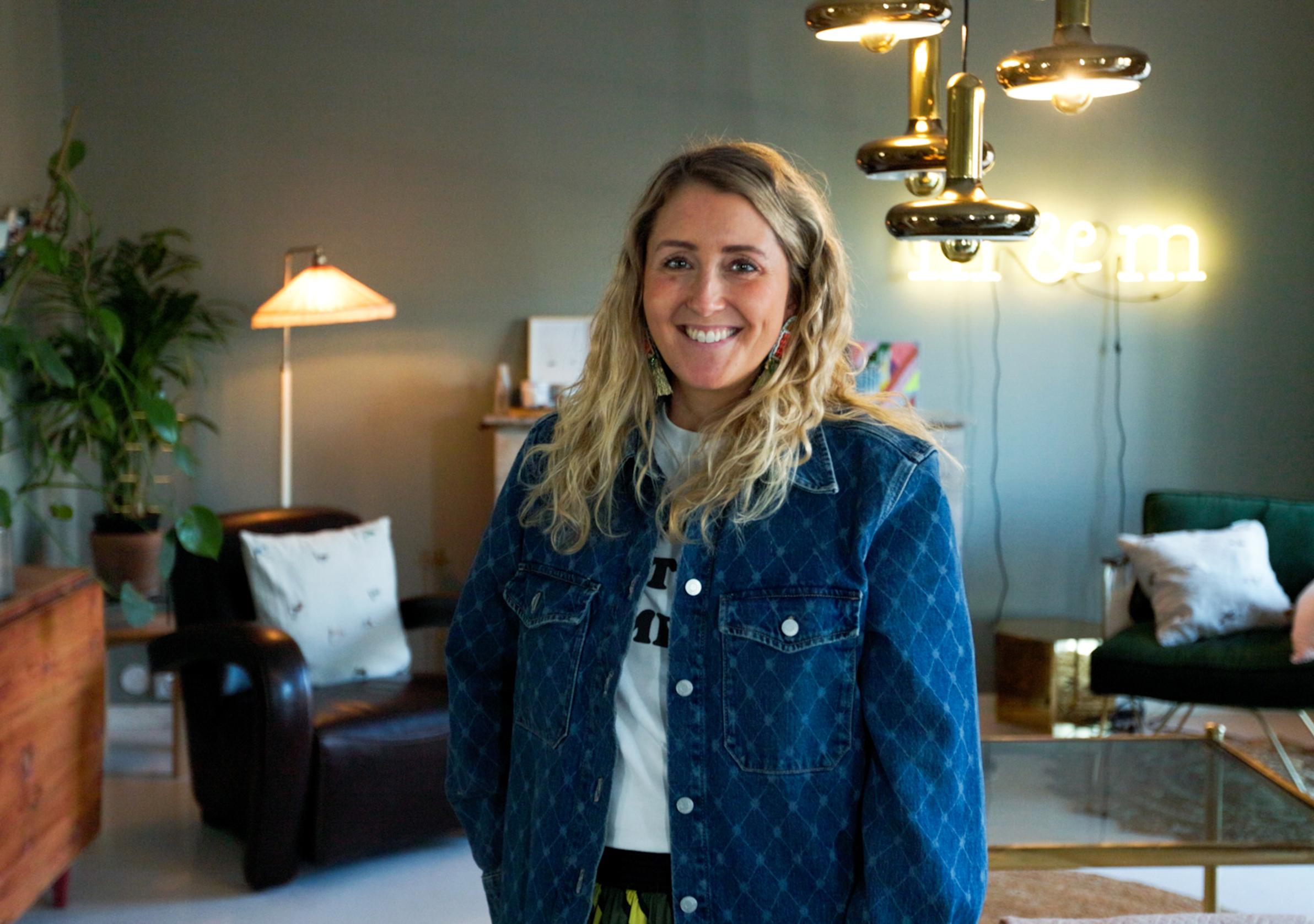 Sisse Collander at home