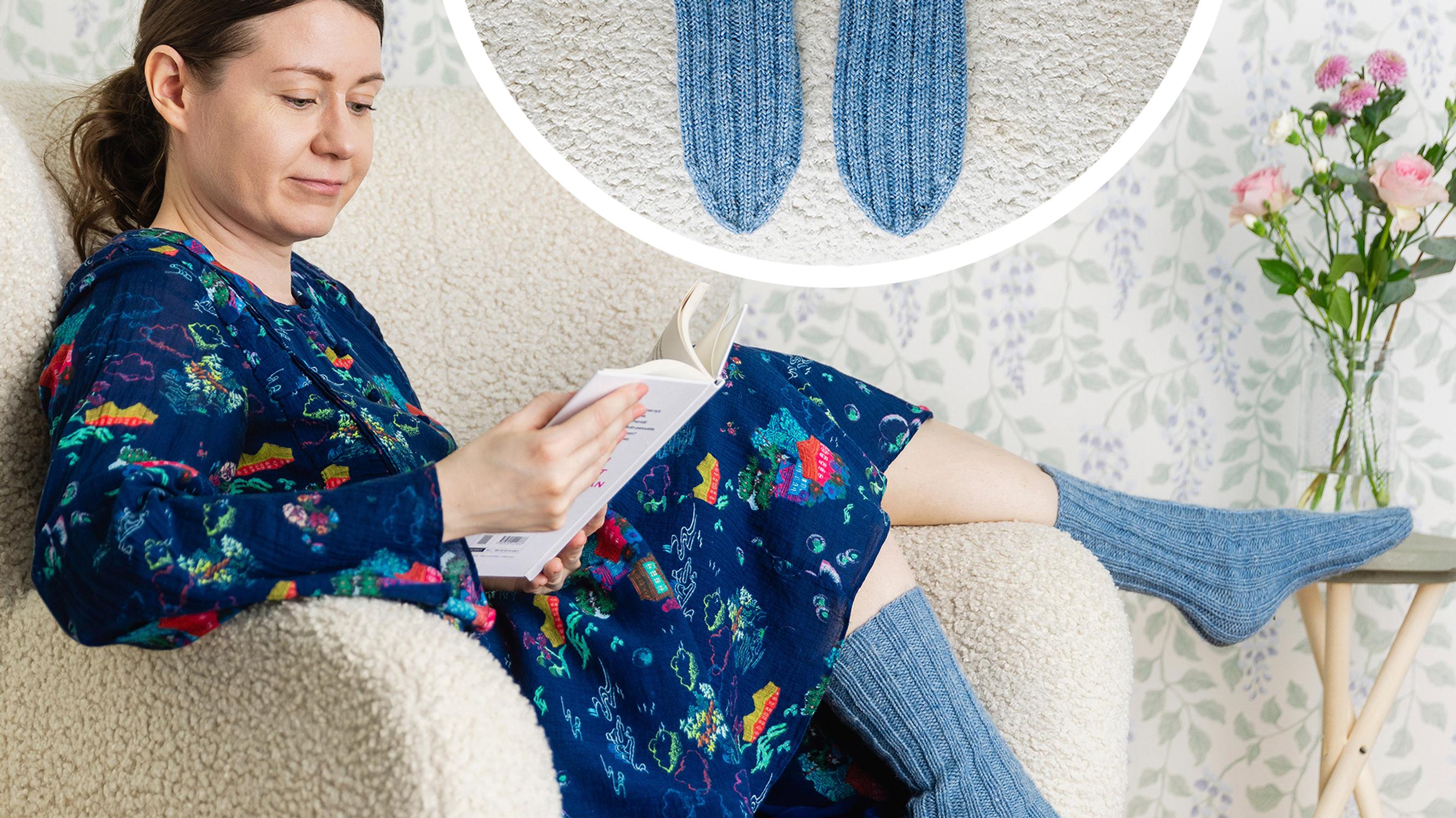 Knitting tube socks is incredibly easy—here’s how to knit wool socks without a heel