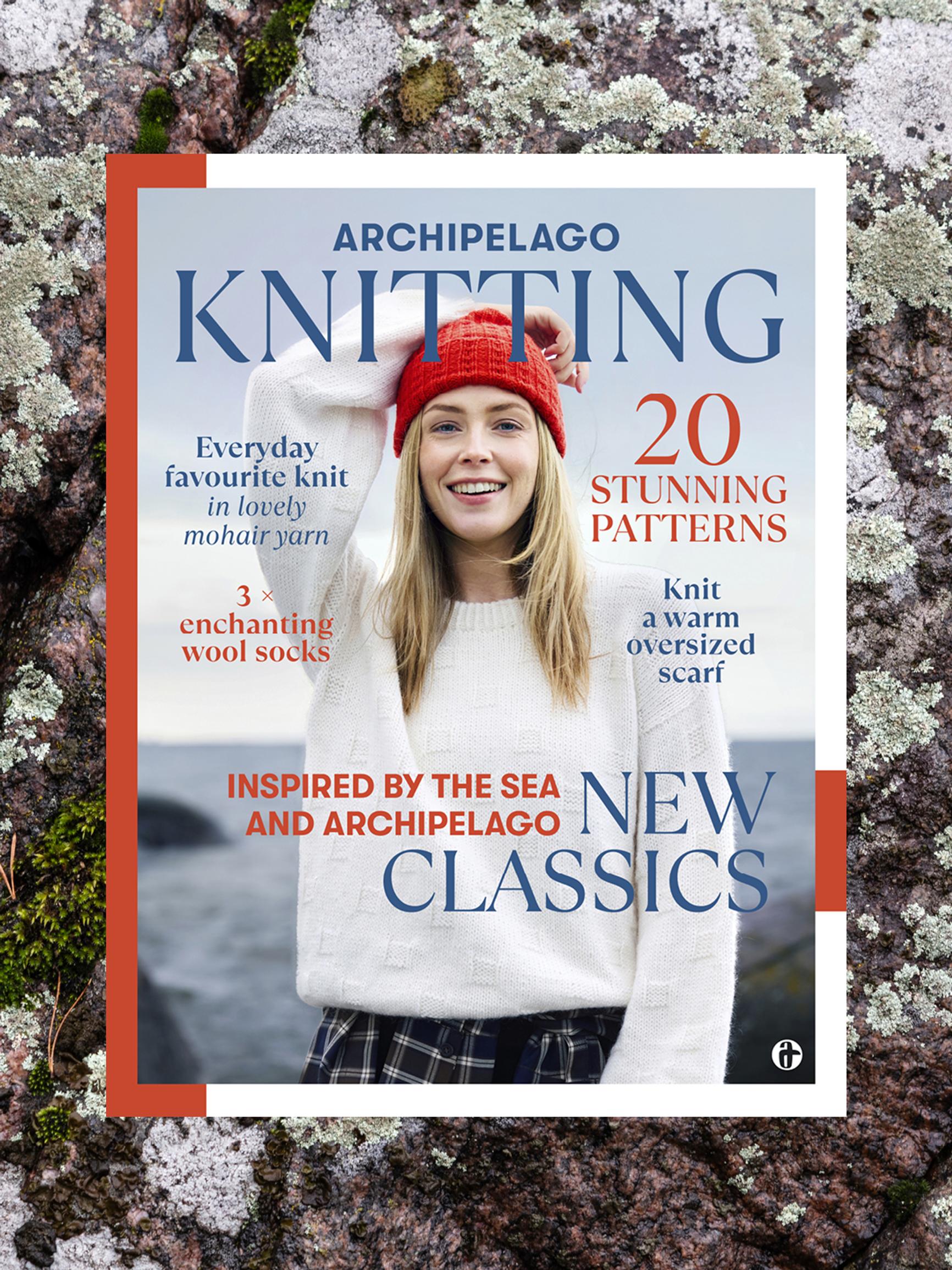 Knits from the sea! Discover the timeless patterns in the Archipelago Knitting magazine