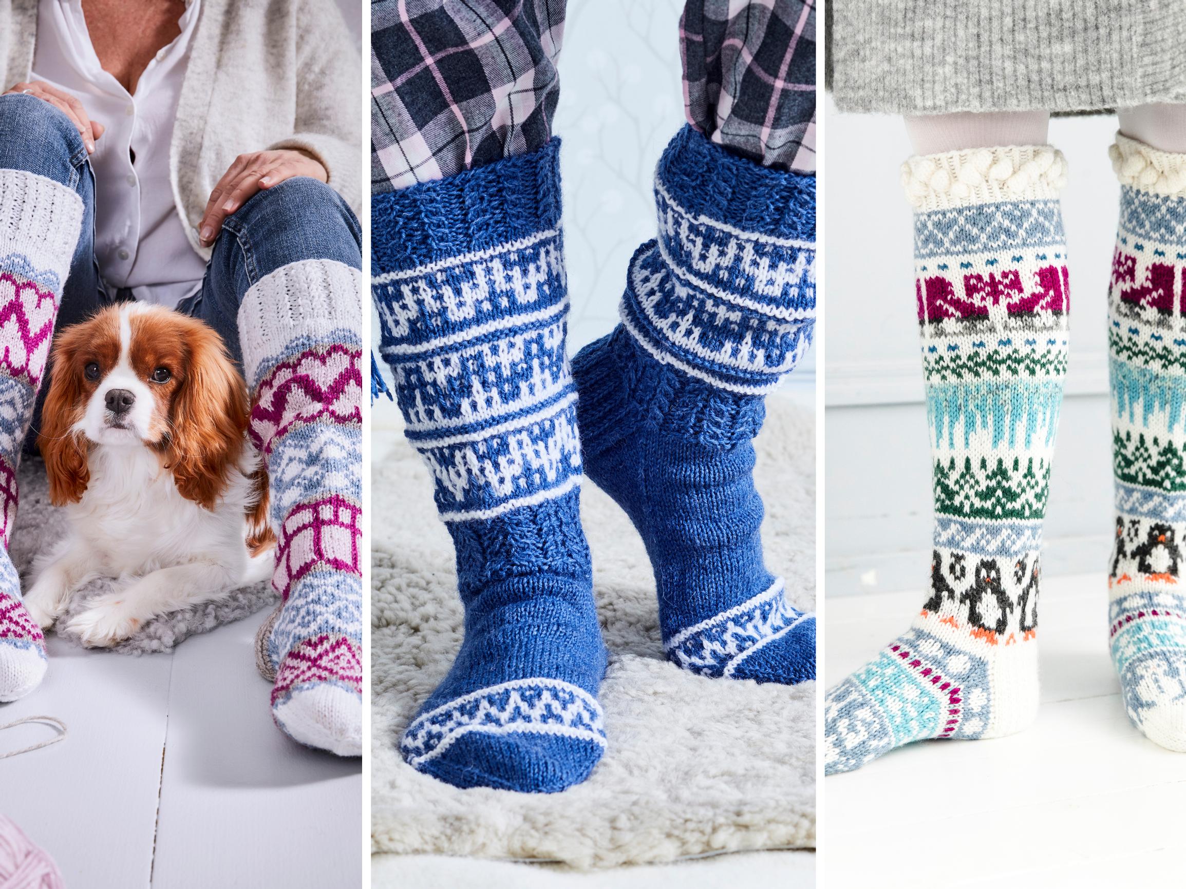 The prettiest colorwork socks for winter: 5 patterns you’ll love