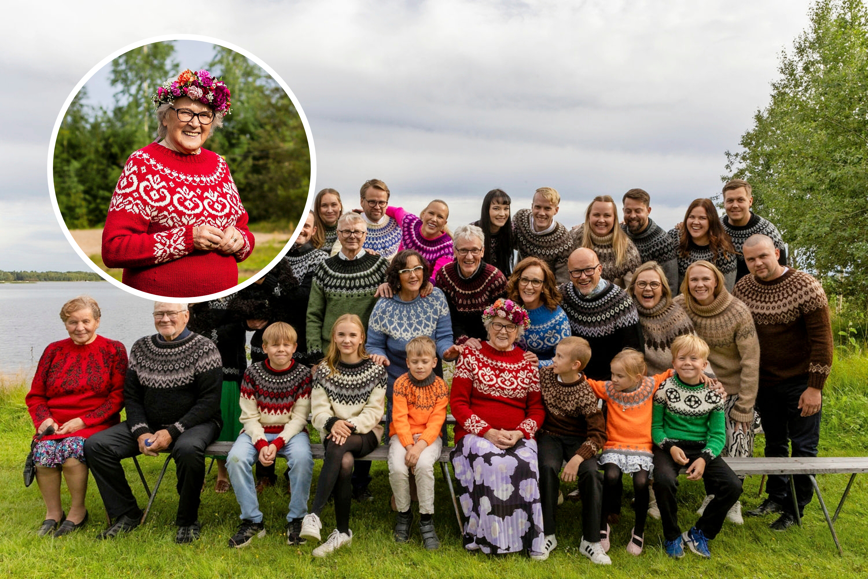 Eila, 90, knit Icelandic sweaters for the whole family | Kotona Living