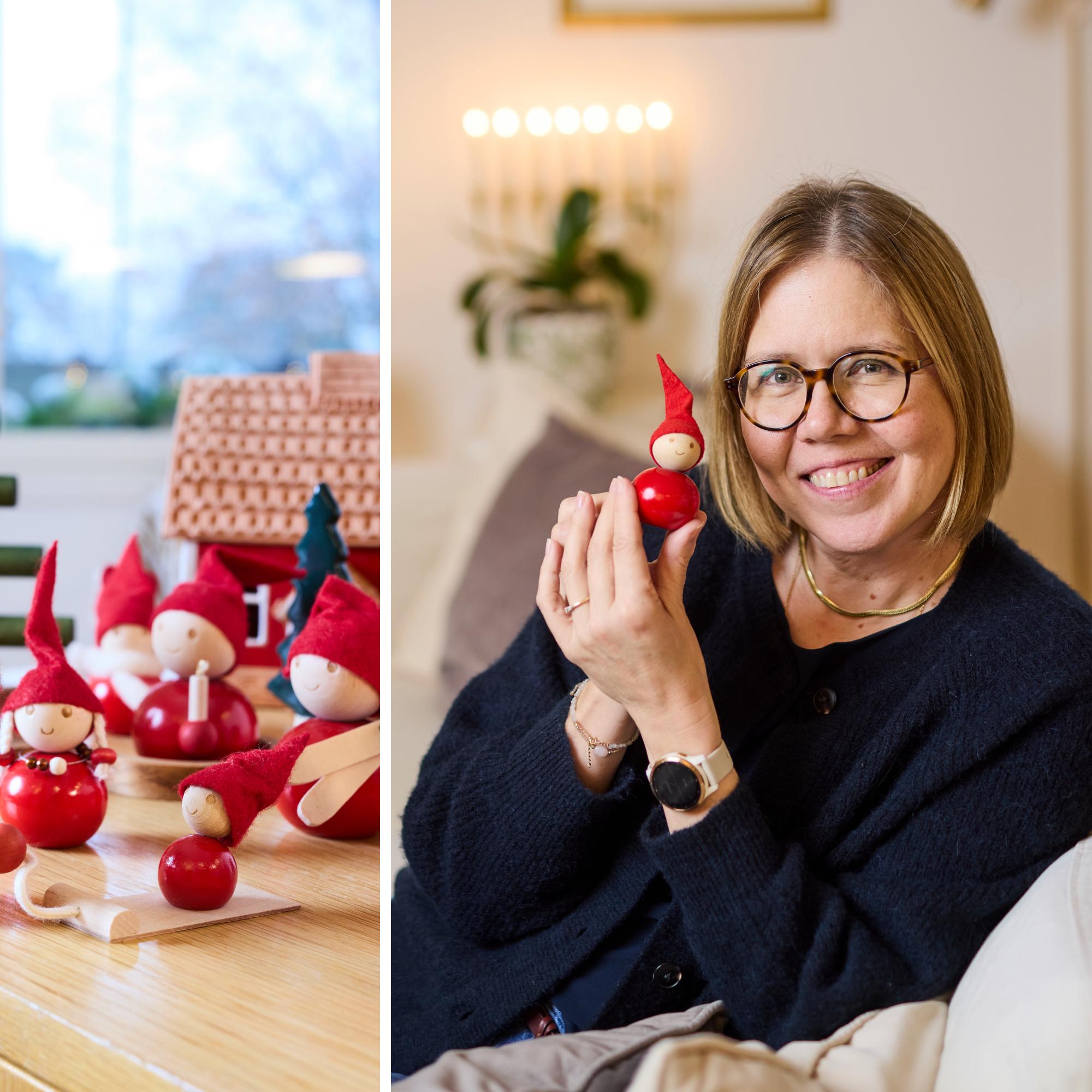 Over 50 Aarikka wooden elves set Johanna’s Christmas mood: “I can spot a real Aarikka elf in an instant”