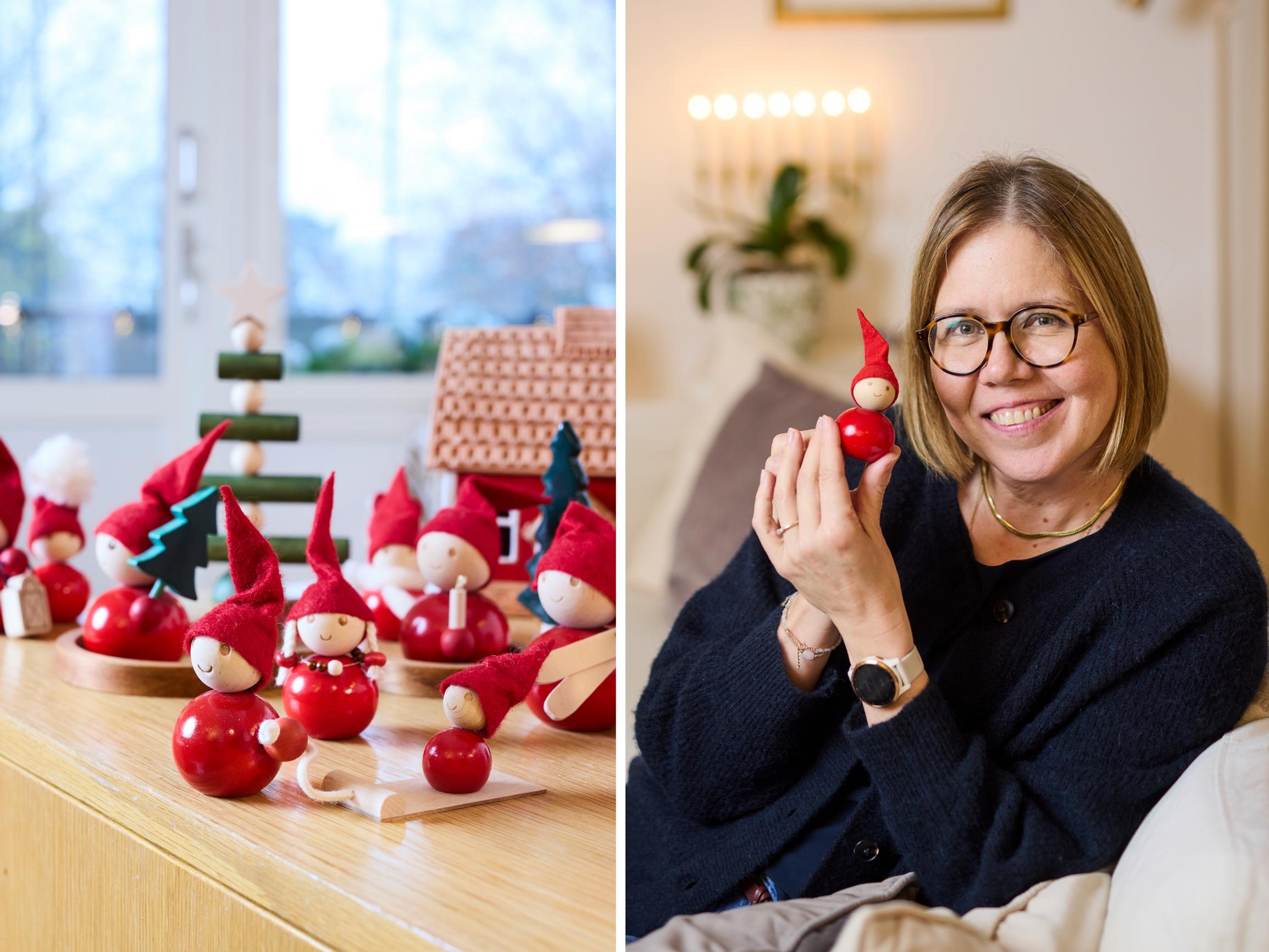 Over 50 Aarikka wooden elves set Johanna’s Christmas mood: “I can spot a real Aarikka elf in an instant”