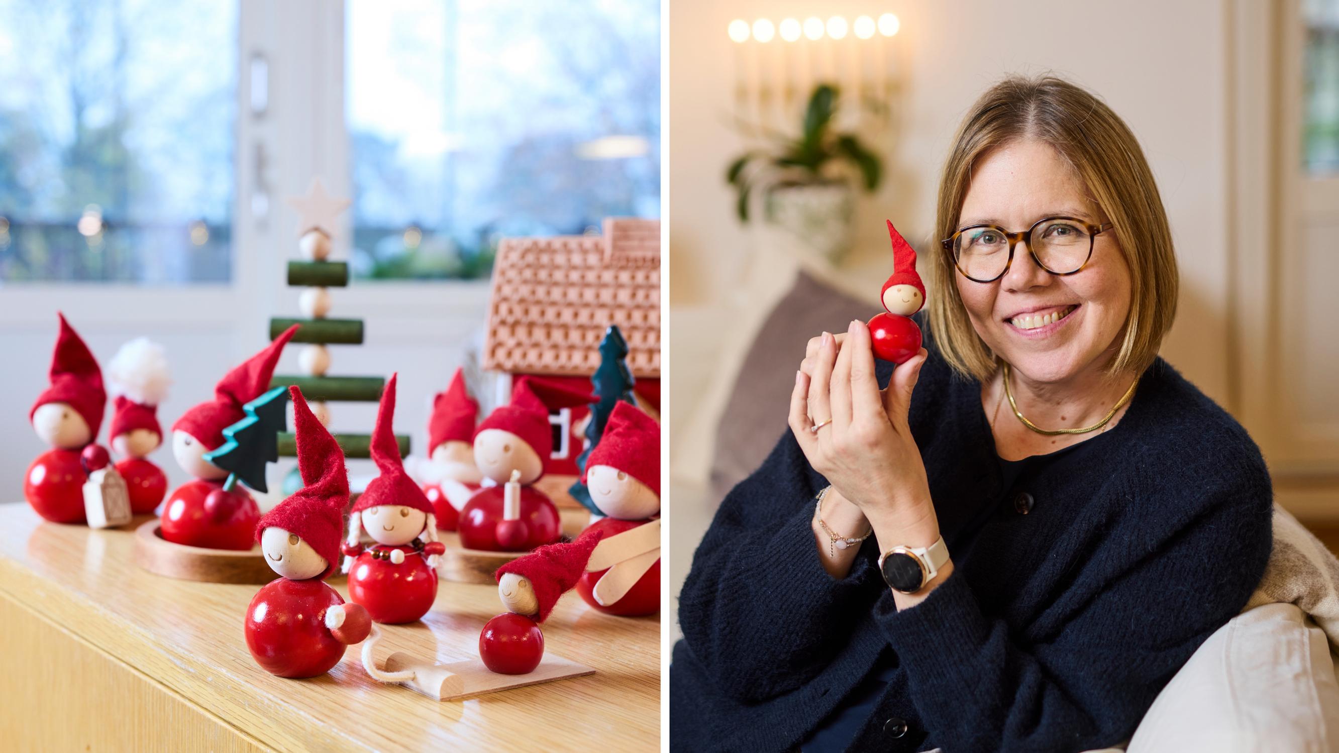 Over 50 Aarikka wooden elves set Johanna’s Christmas mood: “I can spot a real Aarikka elf in an instant”