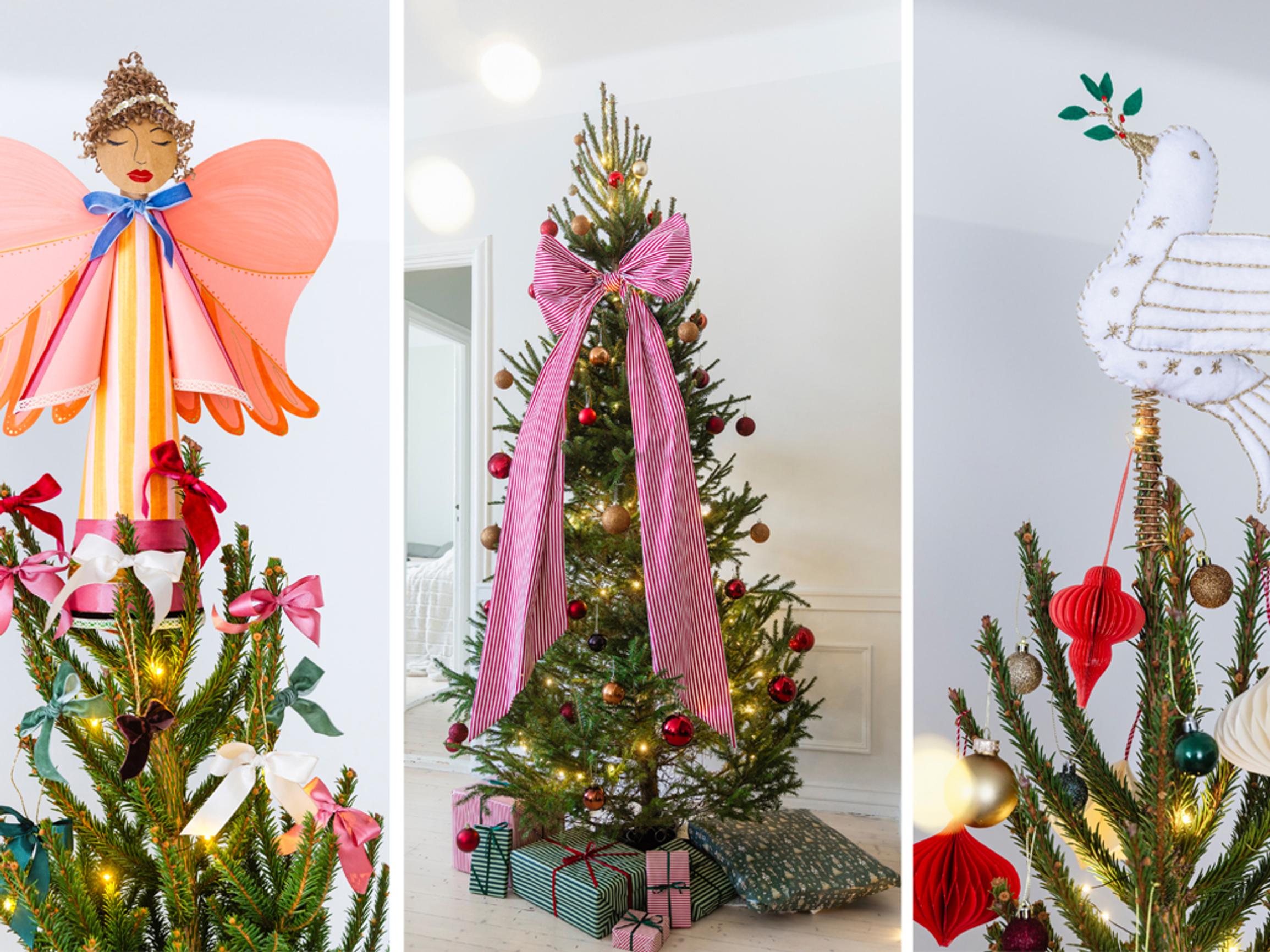 New stars for your Christmas tree! A bow, an angel or a peace dove—see how to make them