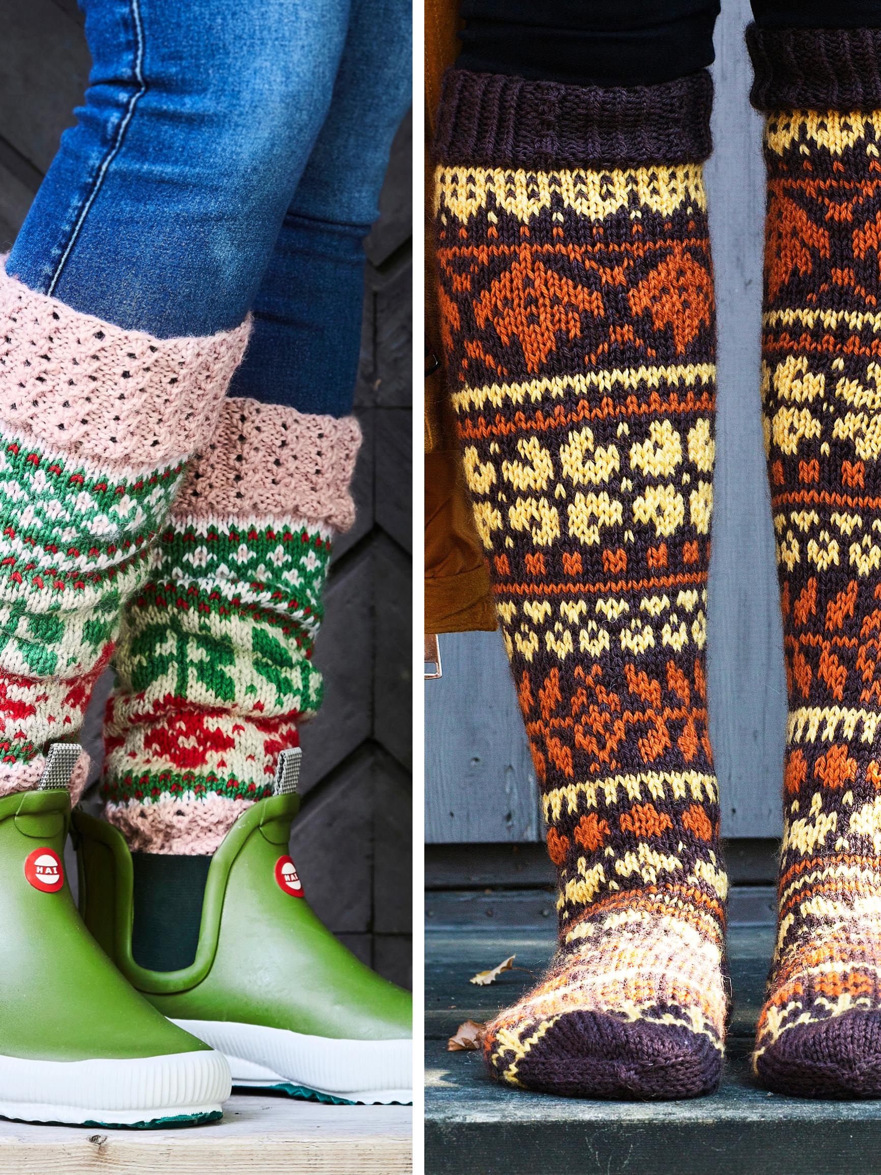Step into autumn: 5 wool sock patterns for every skill level