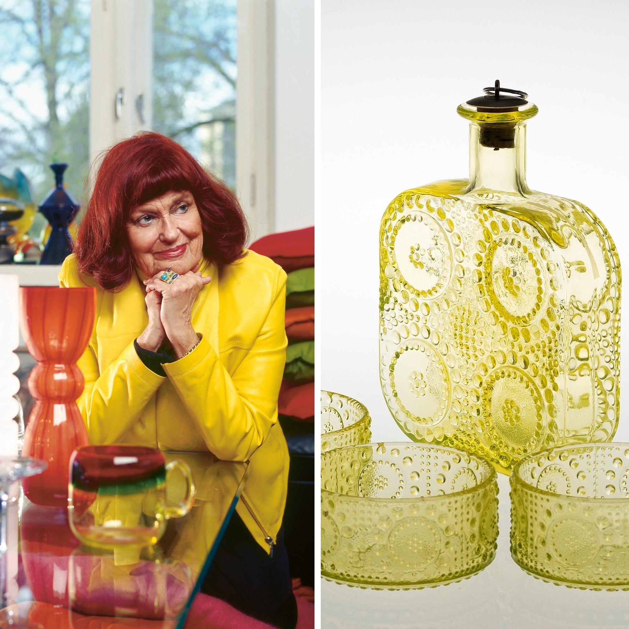 Colorful, bold, and ahead of her time—get to know Nanny Still, one of the most influential Finnish glass designers