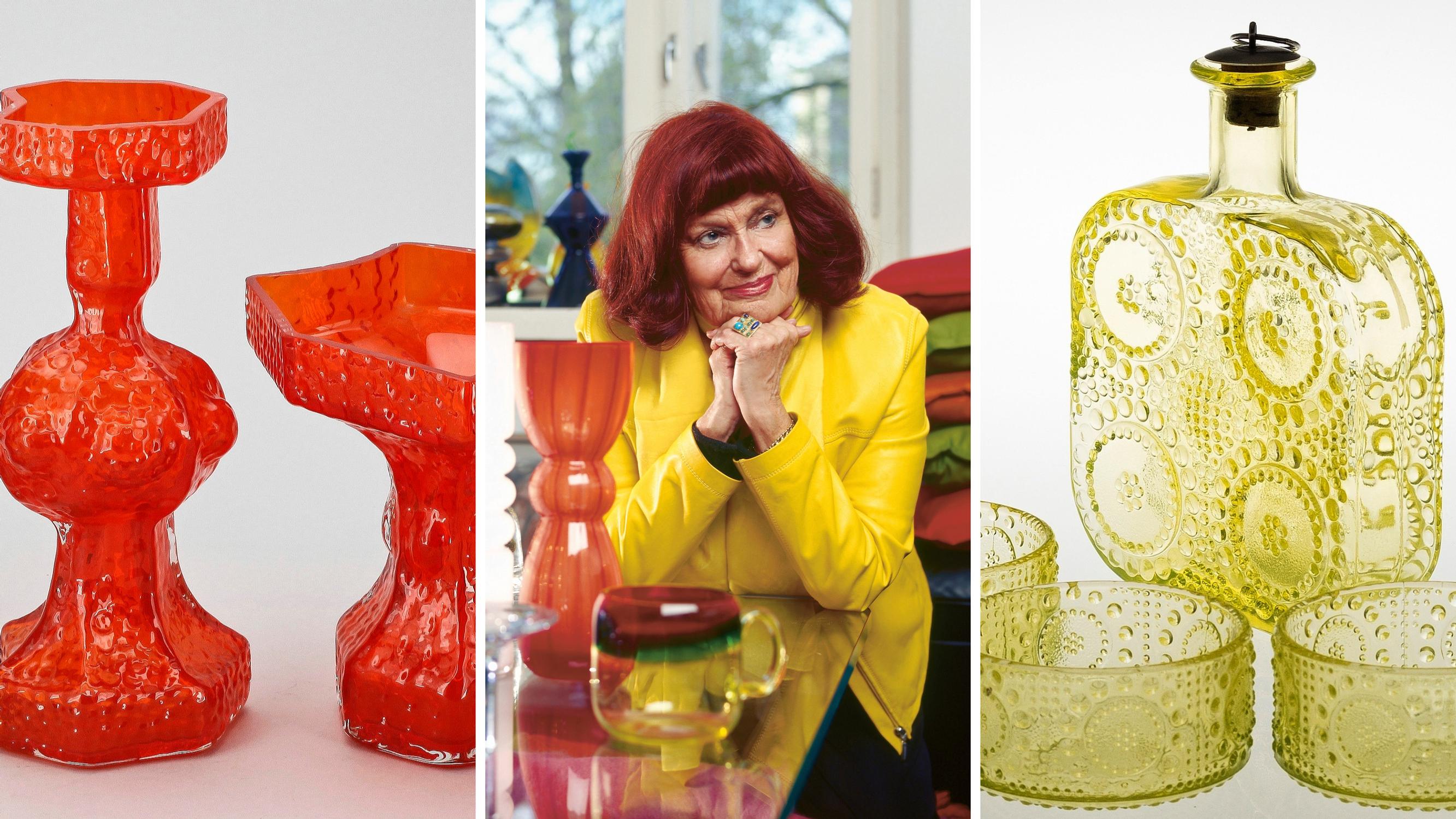 Colorful, bold, and ahead of her time—get to know Nanny Still, one of the most influential Finnish glass designers
