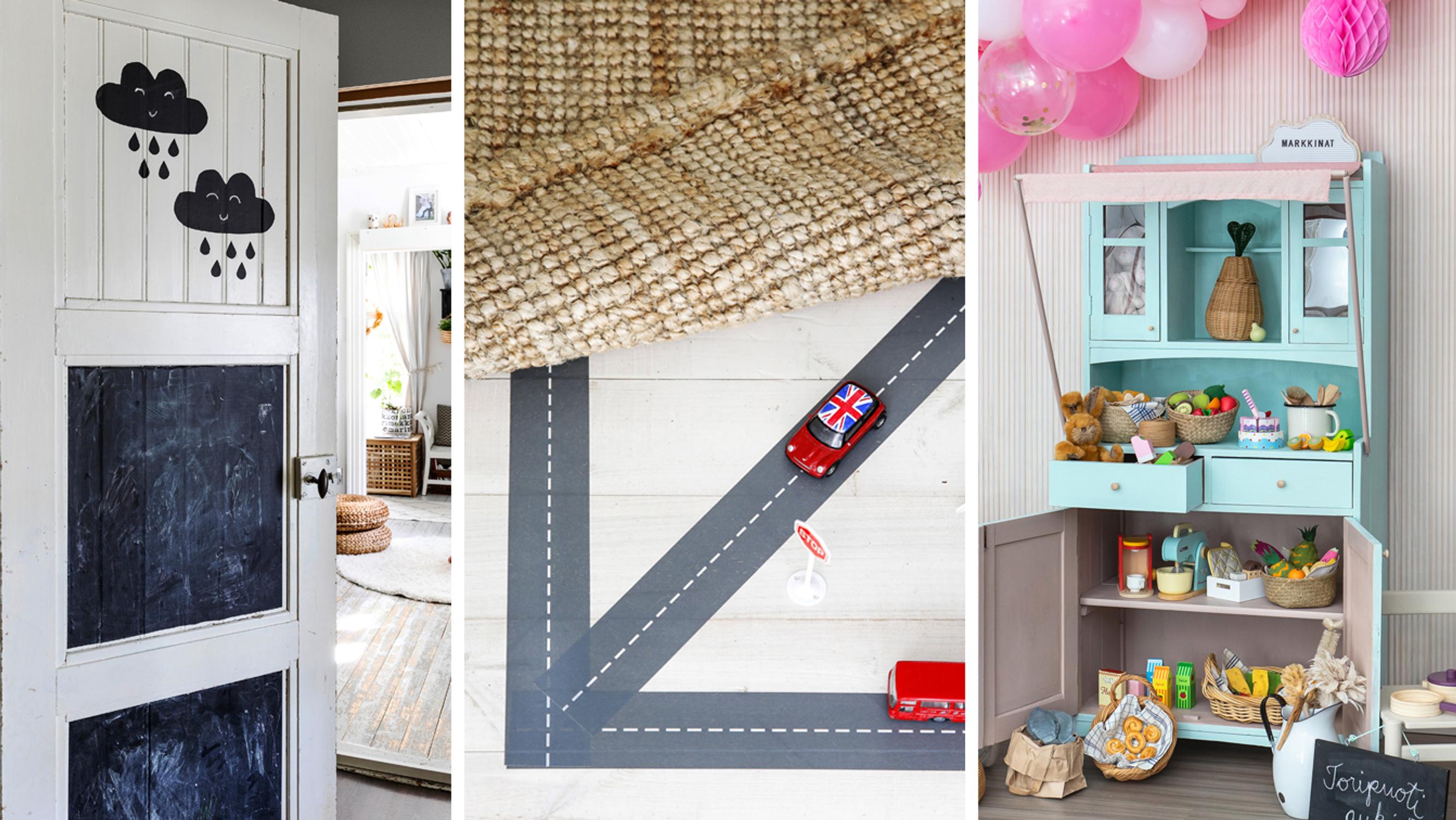 Paint a story, build in play, use every corner: clever ideas for the kids’ room