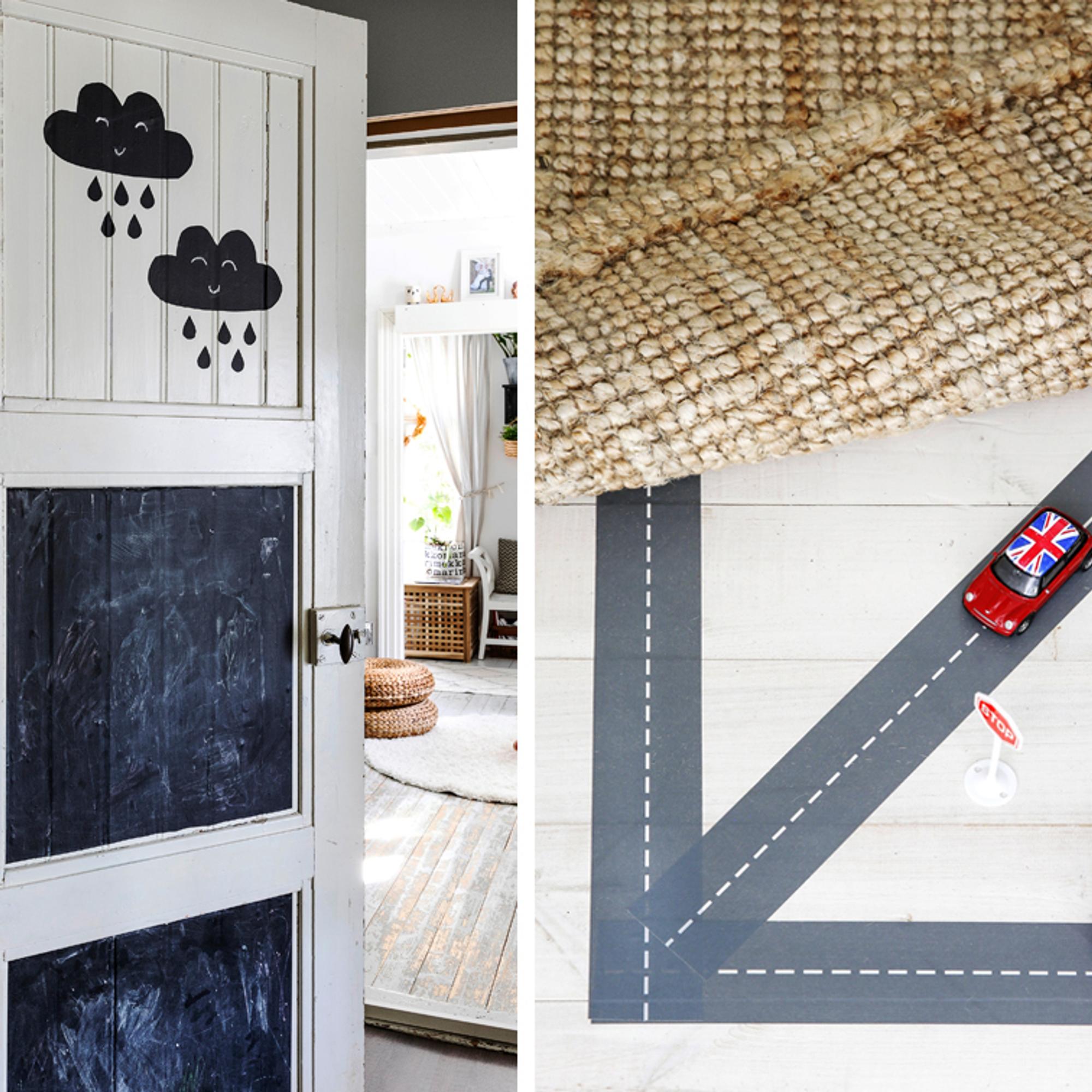 Paint a story, build in play, use every corner: clever ideas for the kids’ room