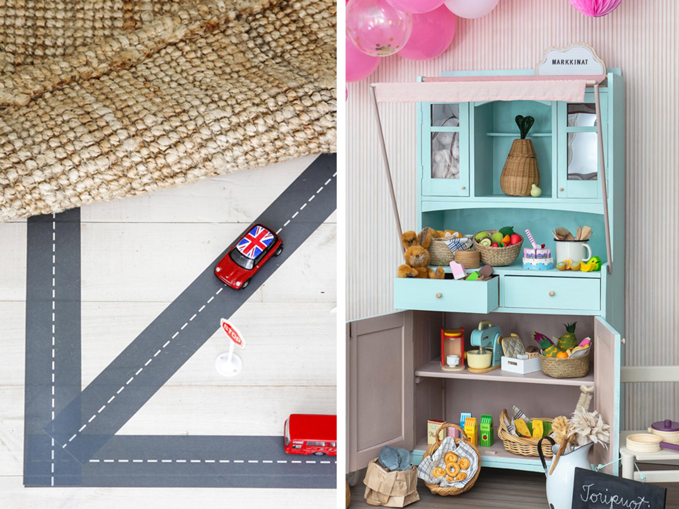 Paint a story, build in play, use every corner: clever ideas for the kids’ room