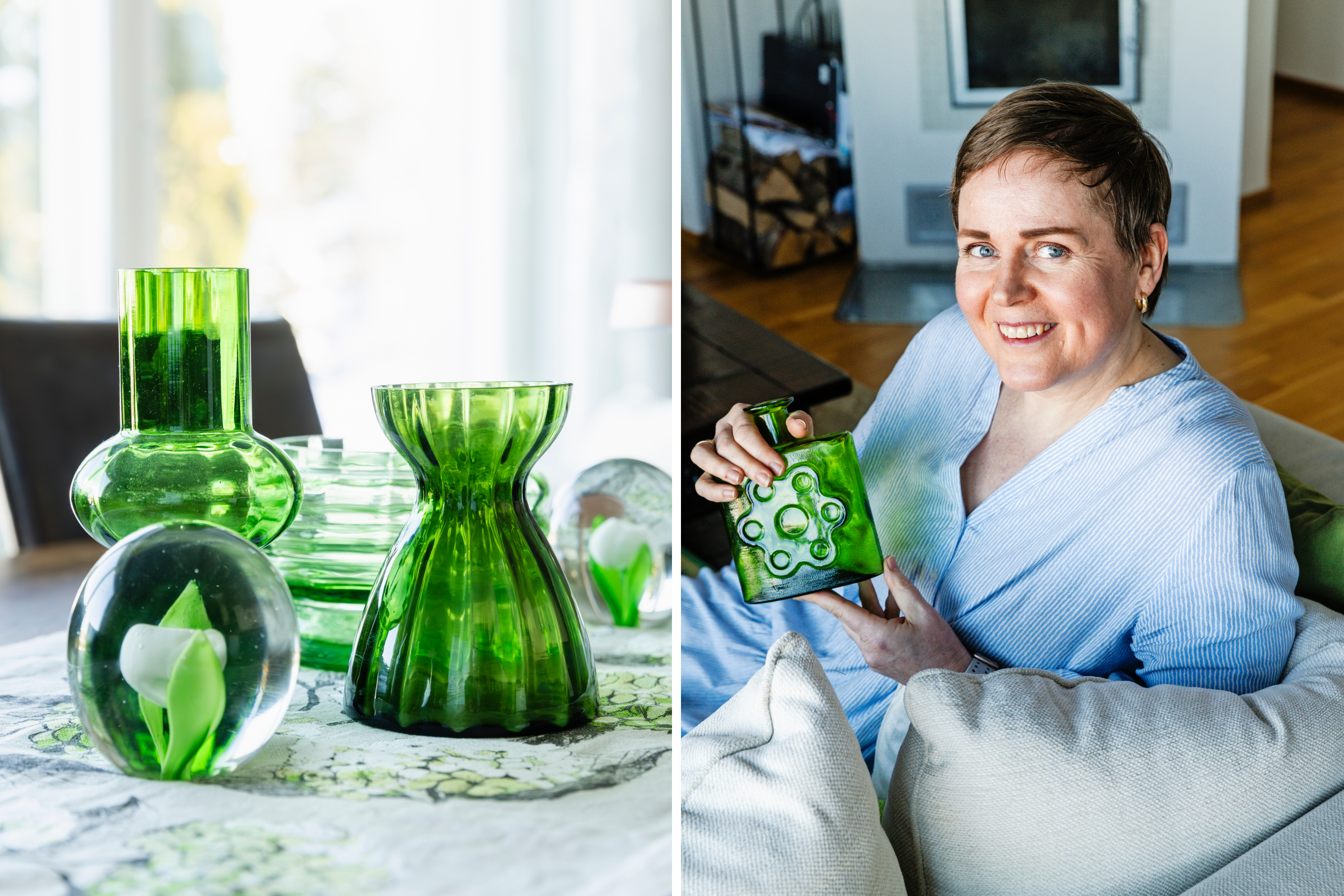 Finnish glass collector Heini Lehtosalo | Kotona Living