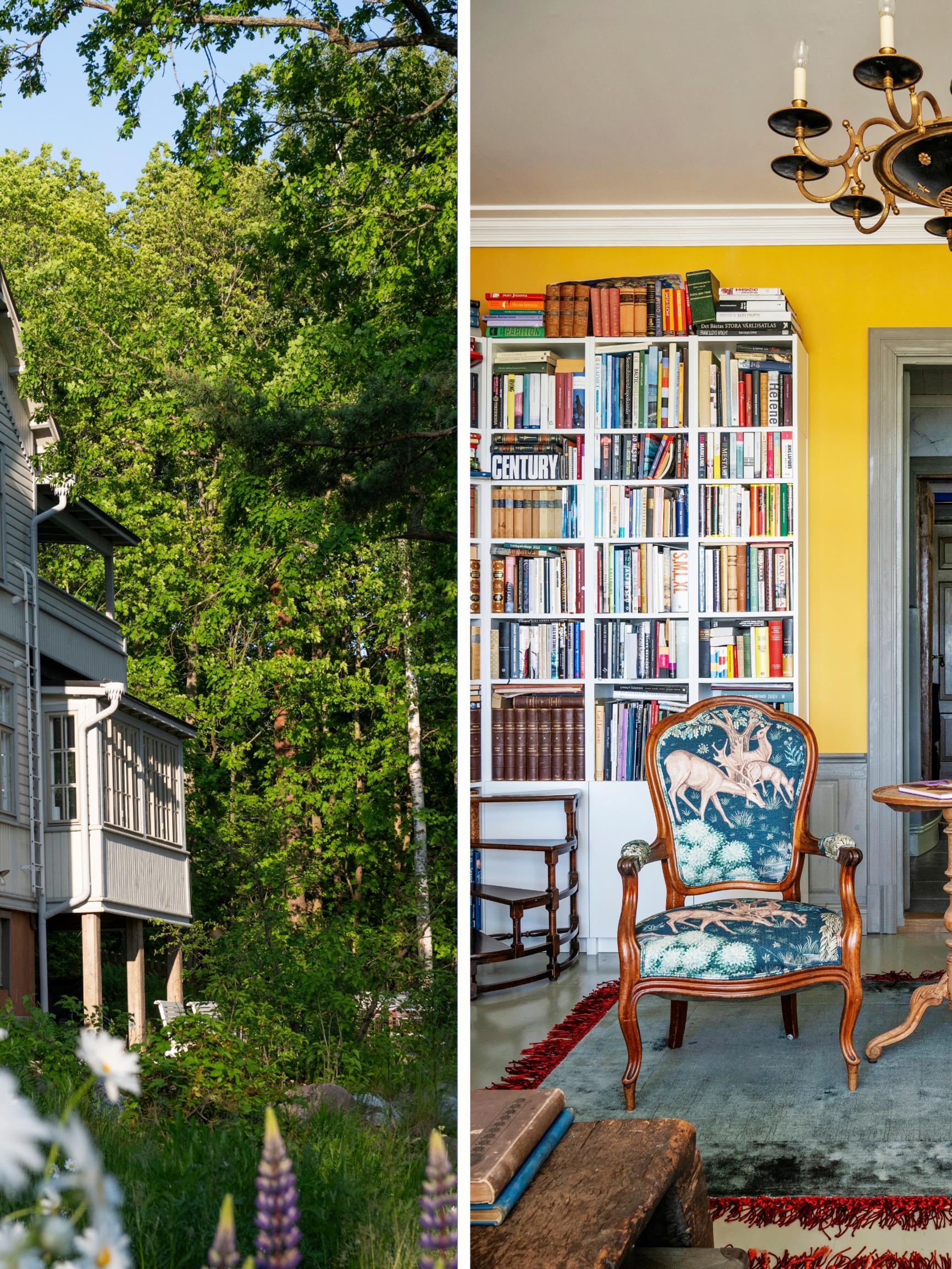 This wooden villa was a treasure chest waiting to be saved—with the Finnish president next door