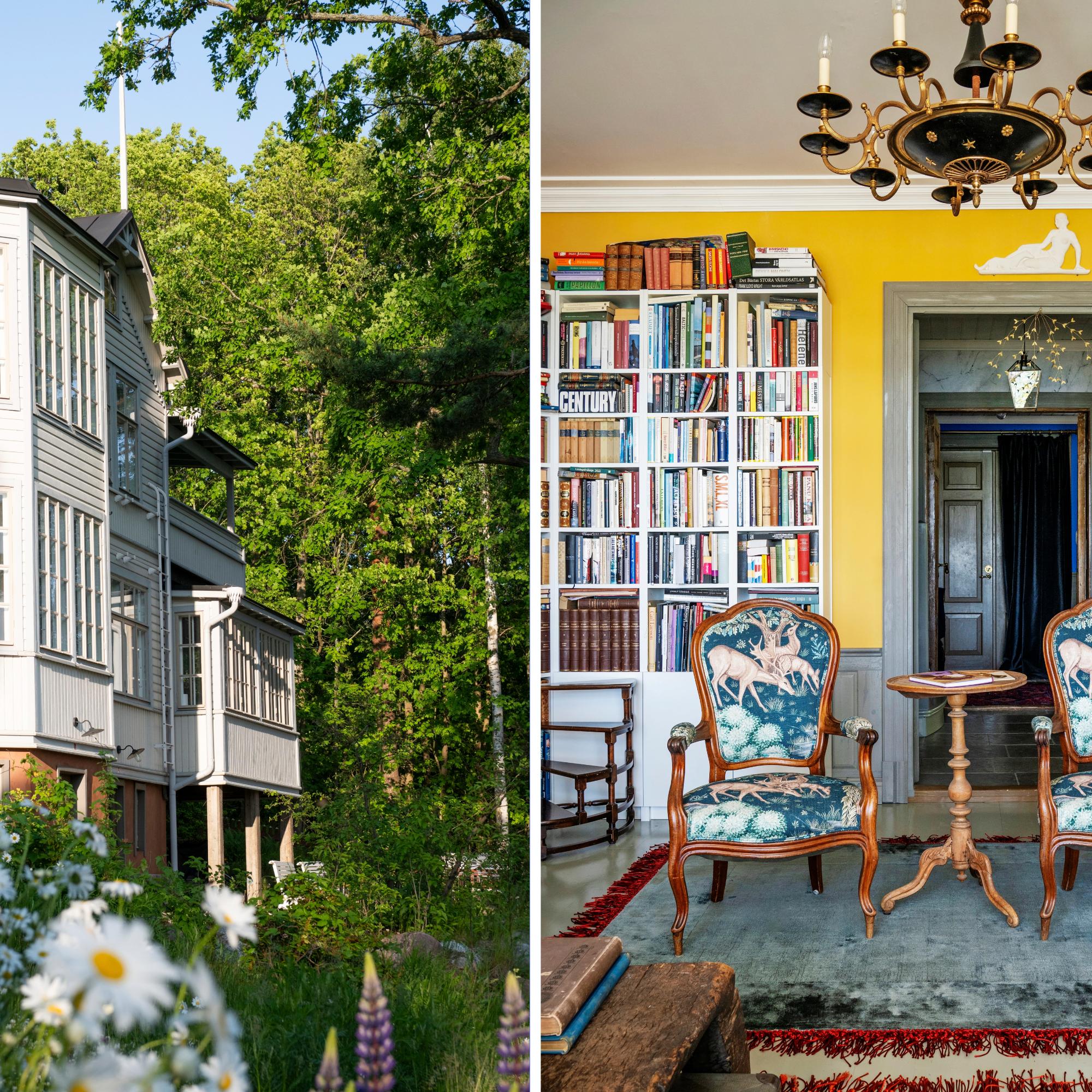 This wooden villa was a treasure chest waiting to be saved—with the Finnish president next door