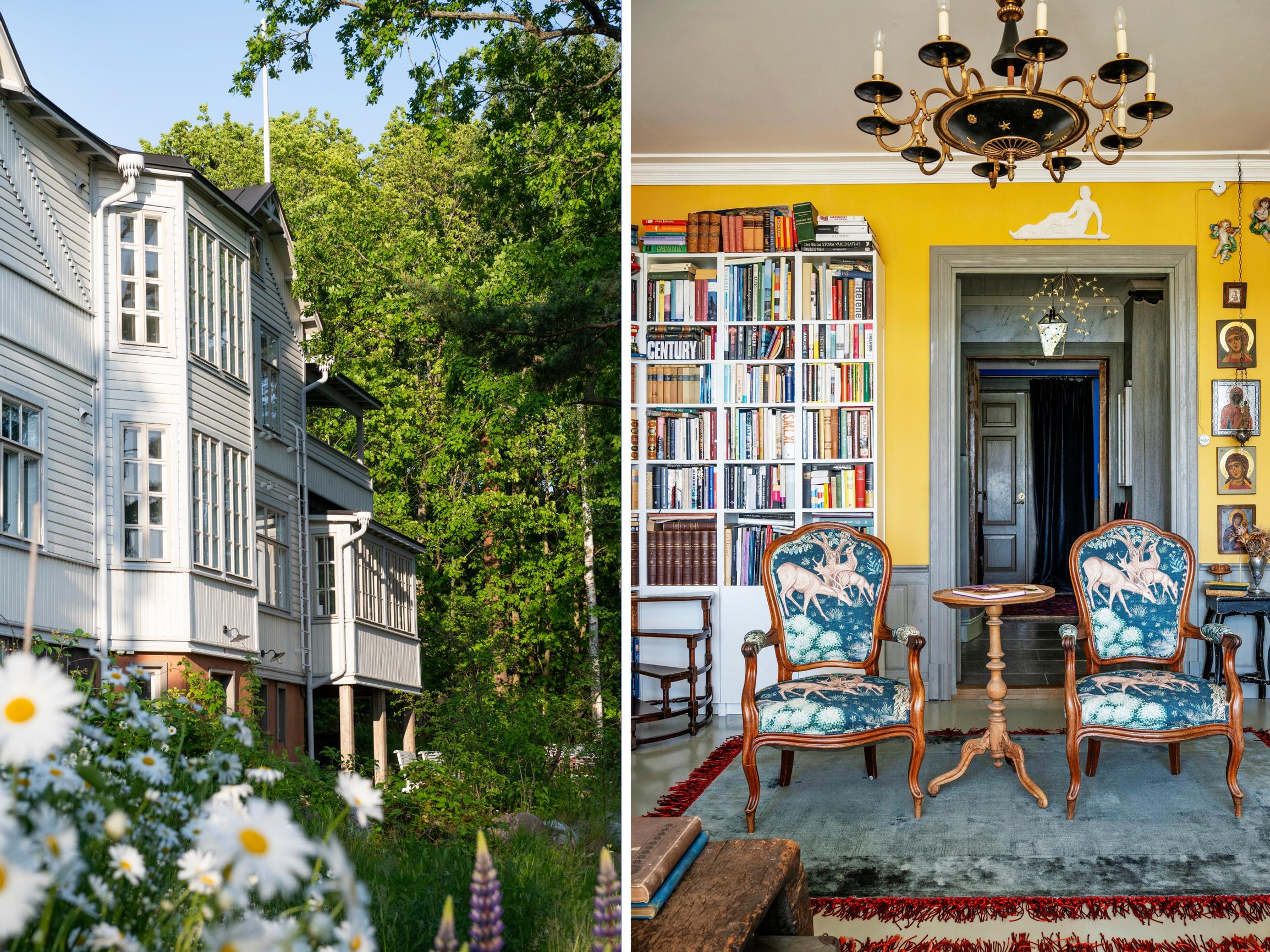 This wooden villa was a treasure chest waiting to be saved—with the Finnish president next door