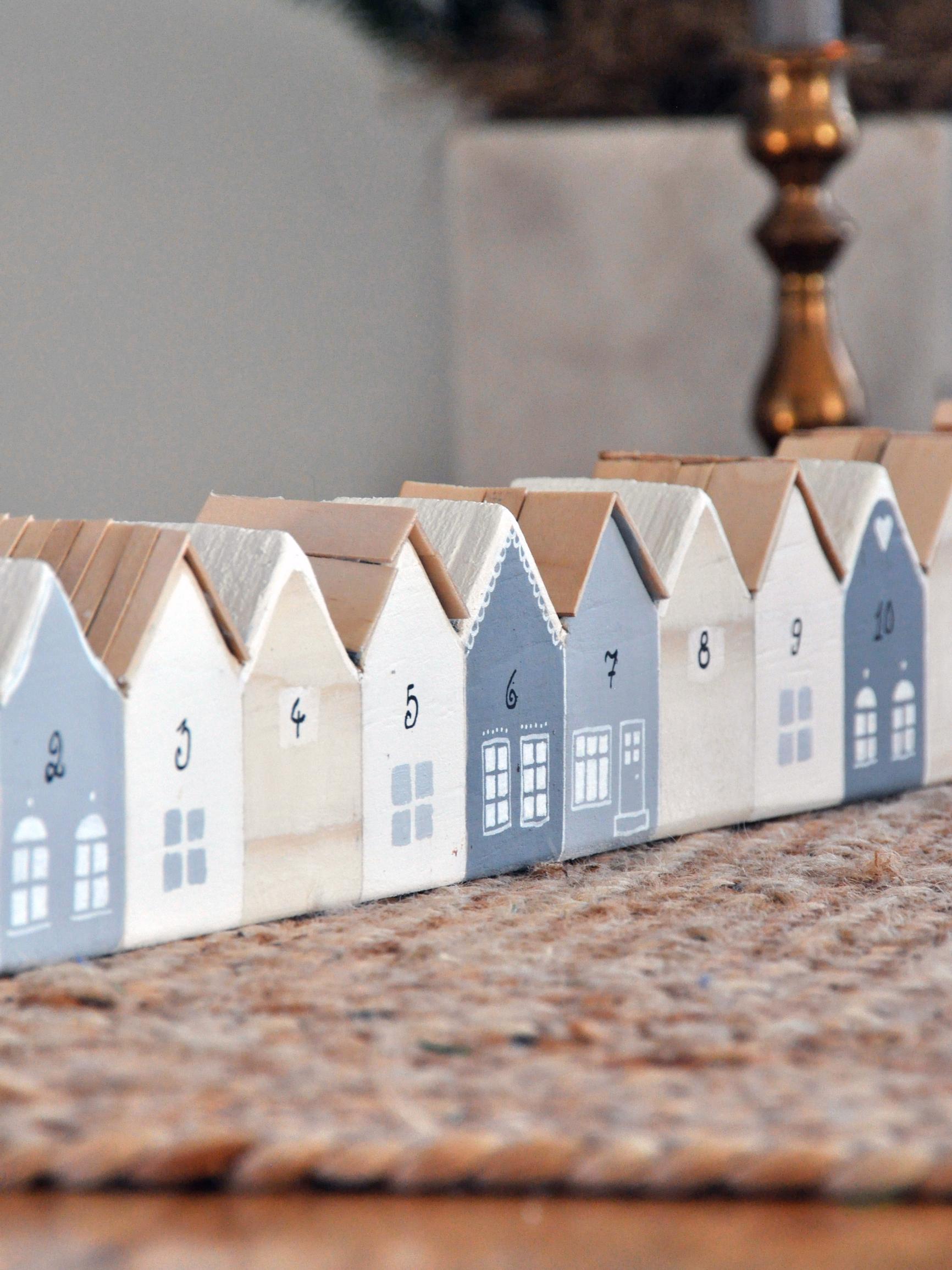 Christmas on our street: build an easy, reusable row-house advent calendar
