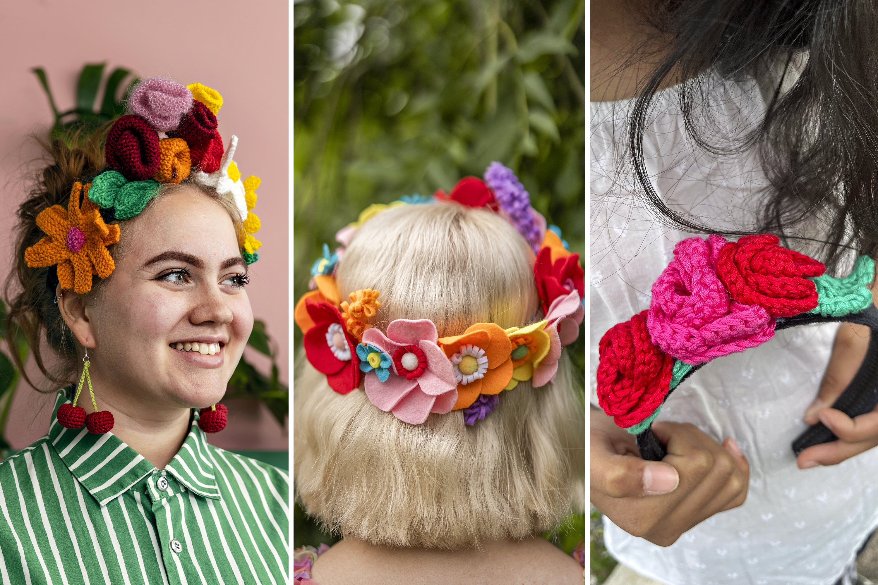 Everlasting flower crowns: 3 DIY ideas to knit, crochet, or craft