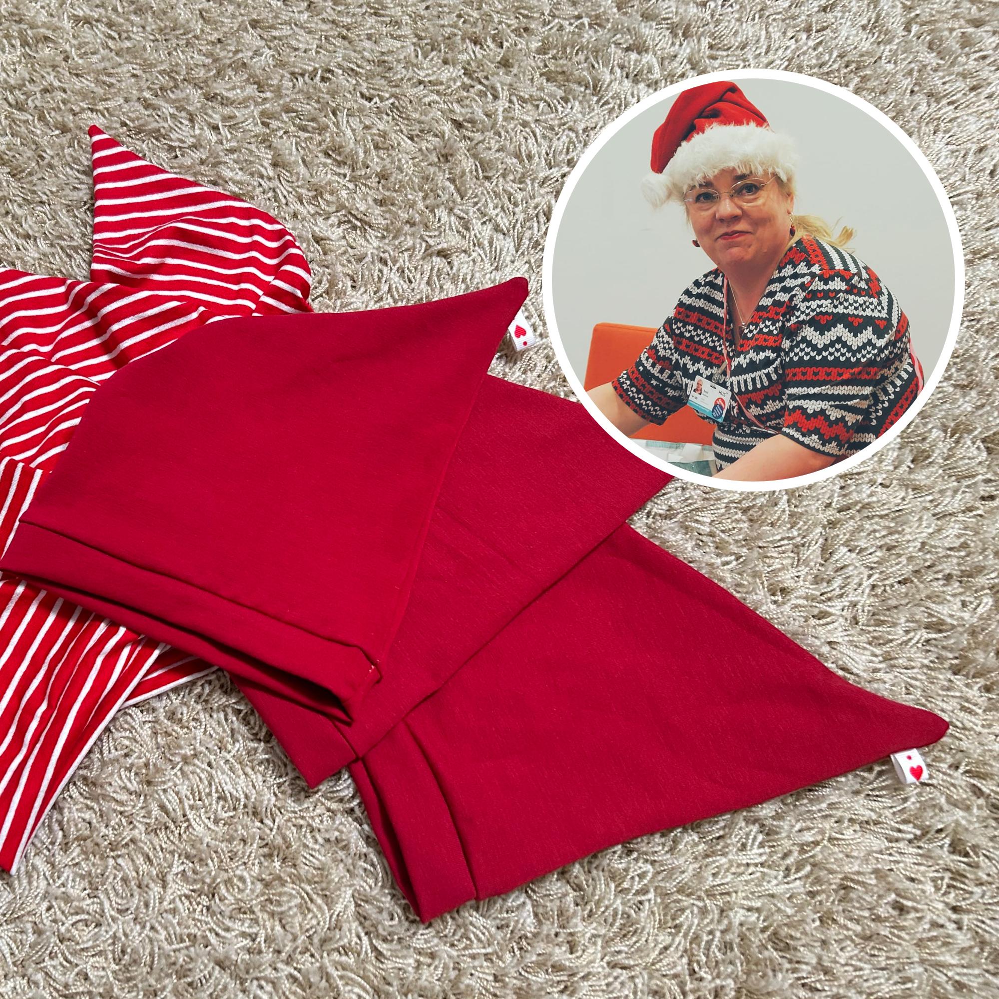 Elf hats for Christmas babies: midwife Sari’s tiny welcome gifts