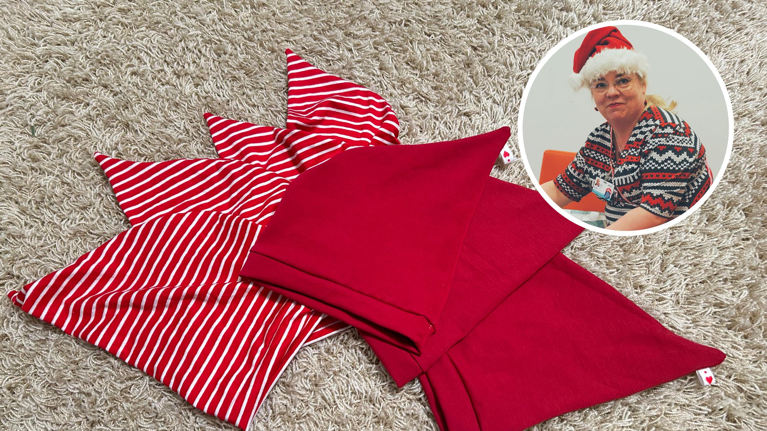 Elf hats for Christmas babies: midwife Sari’s tiny welcome gifts