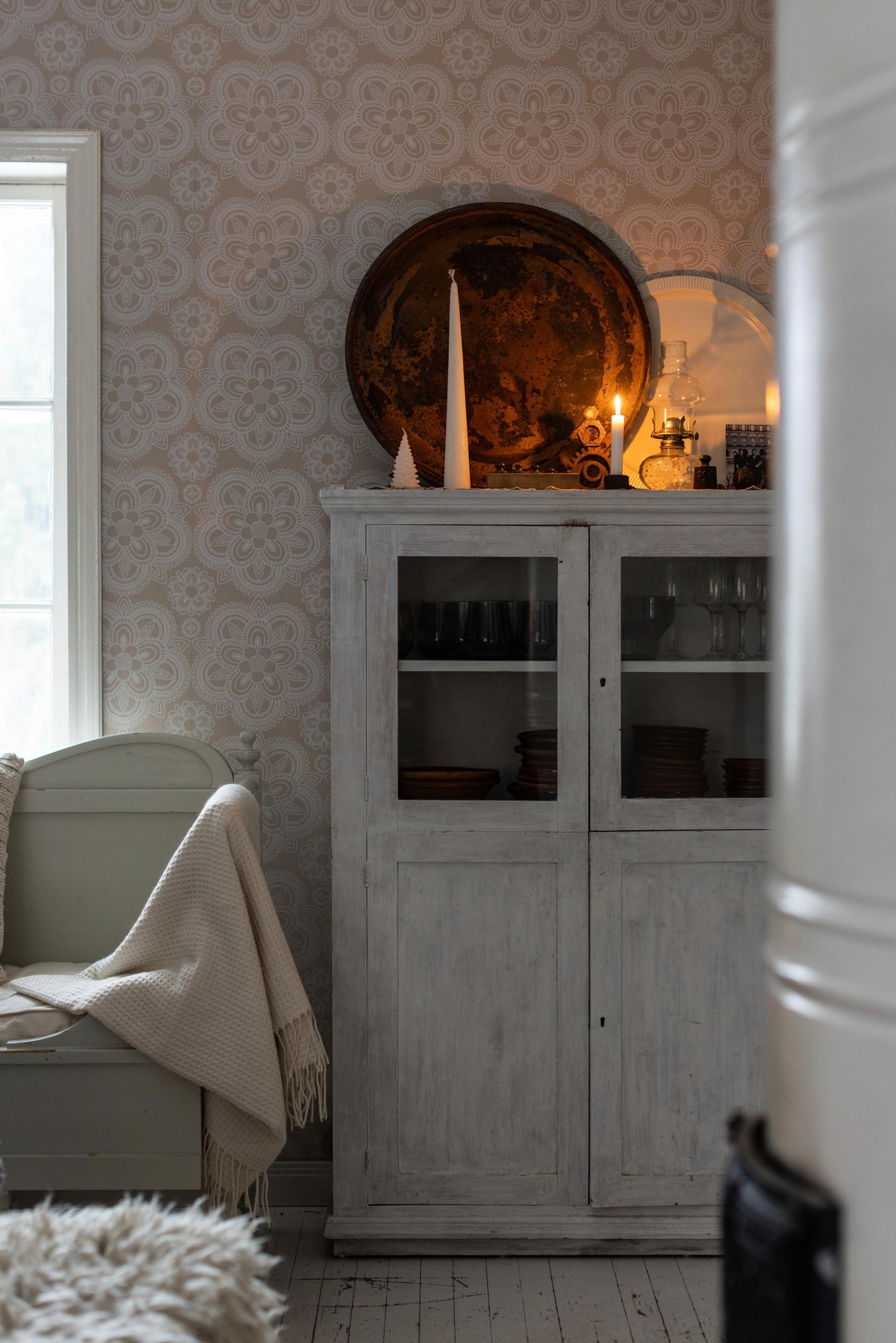 An old display cabinet.