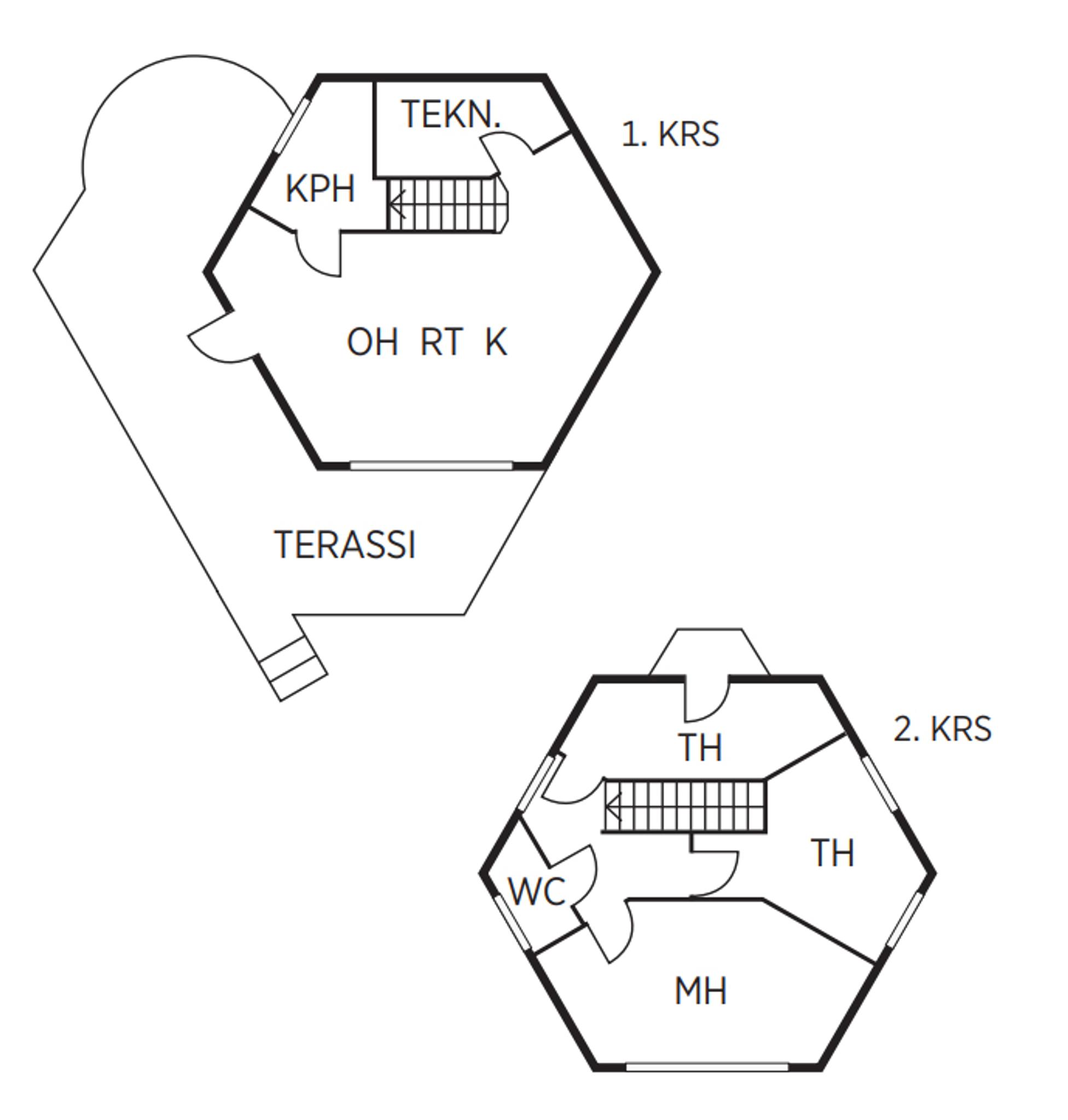 The Kuusi-o house floor plan