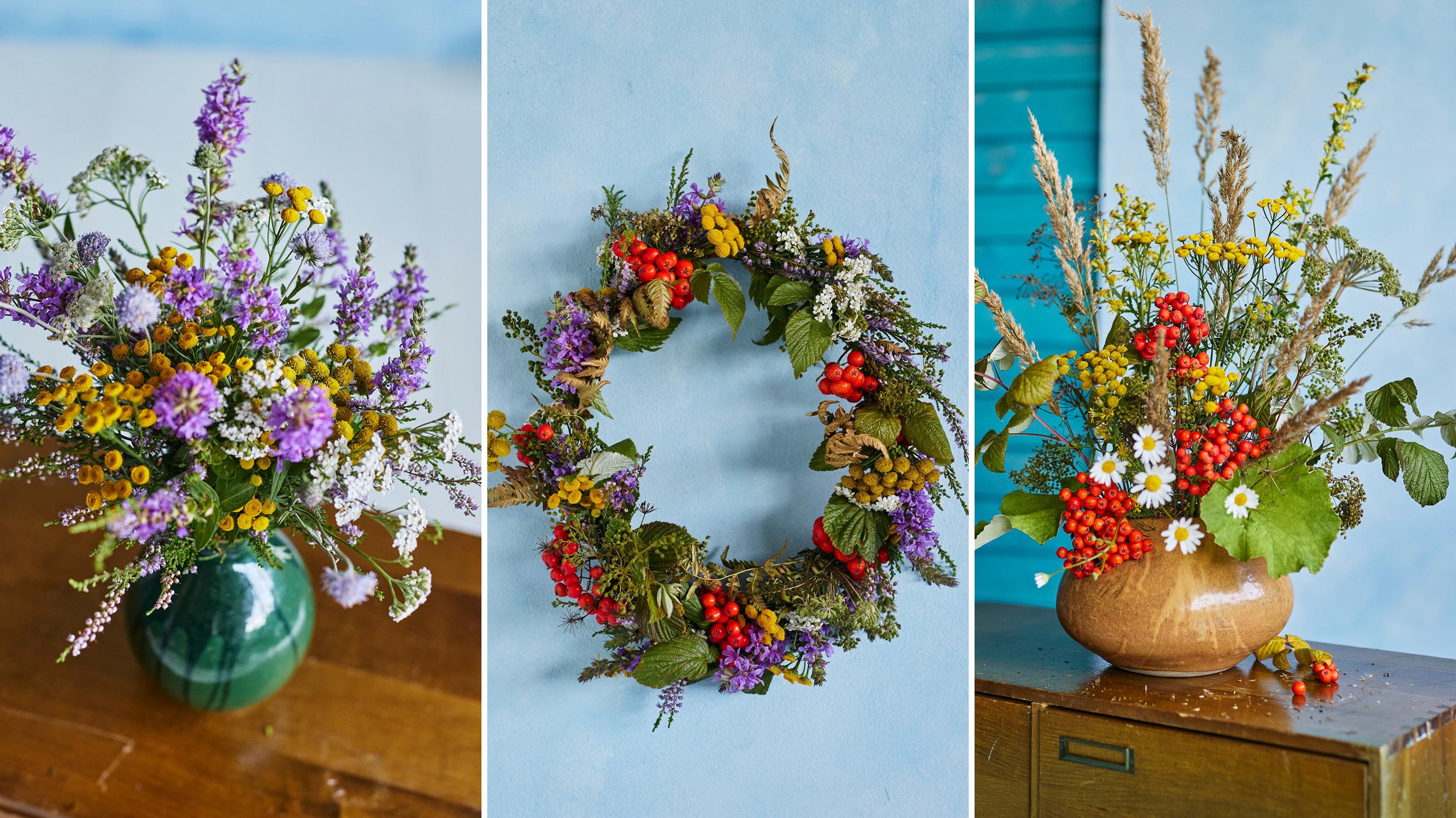 Wonderful wildflower arrangements—5 ideas to fill your home with blooms all summer!