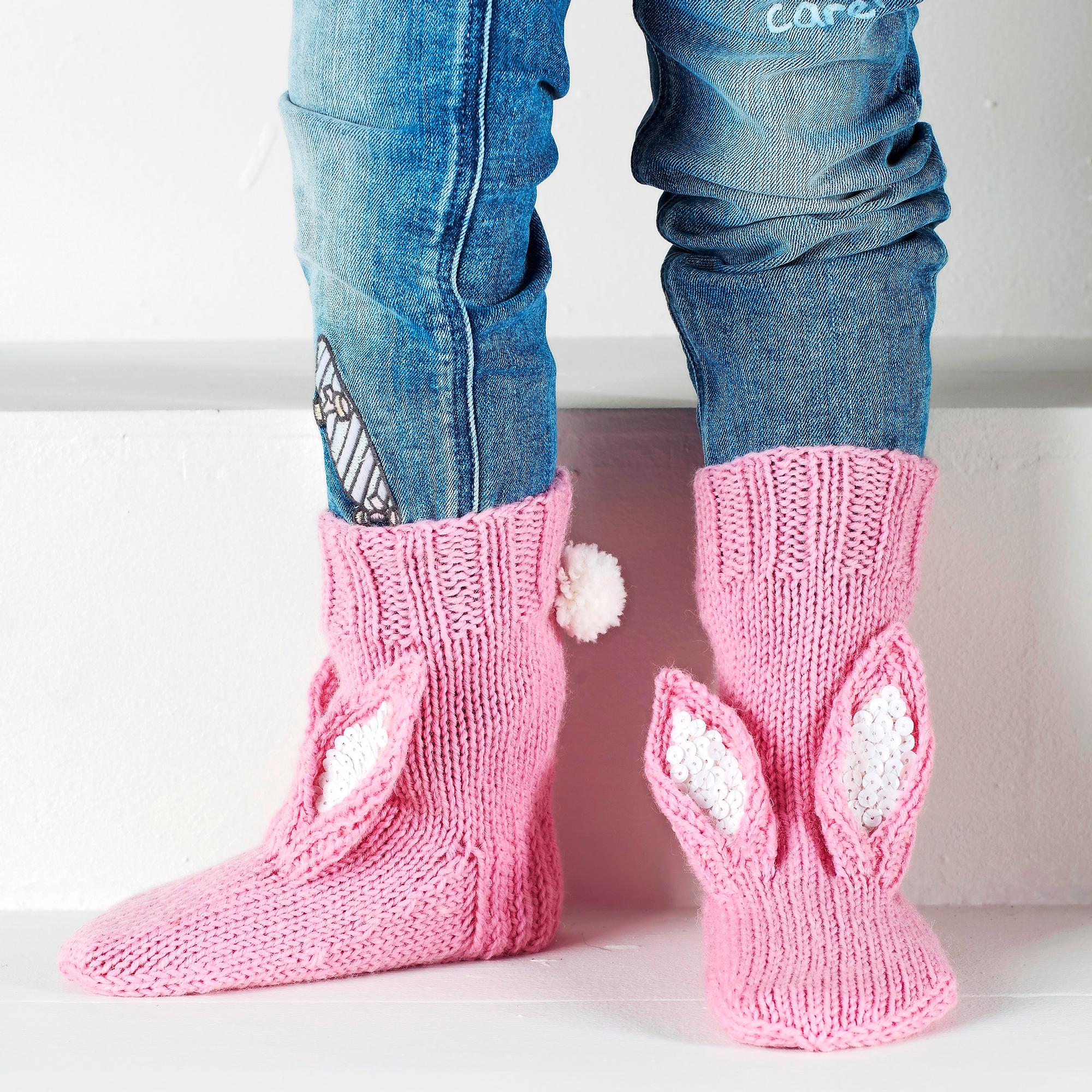 Are these the cutest socks ever? Knit the Bunny socks for a child or yourself