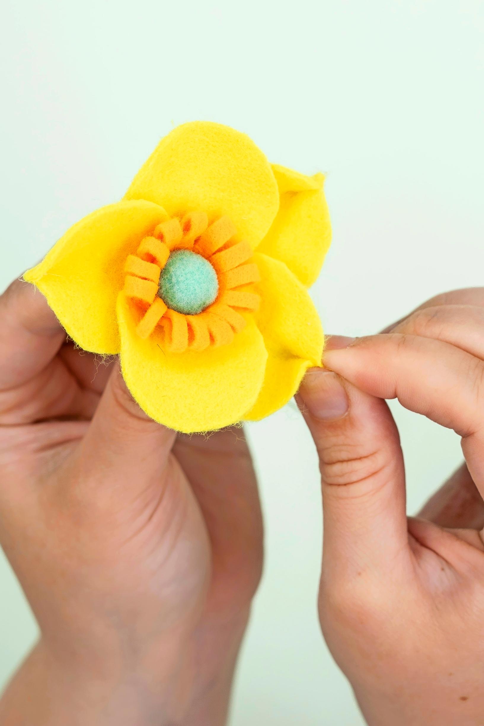 Shaping the petal tips changes the flower’s appearance.