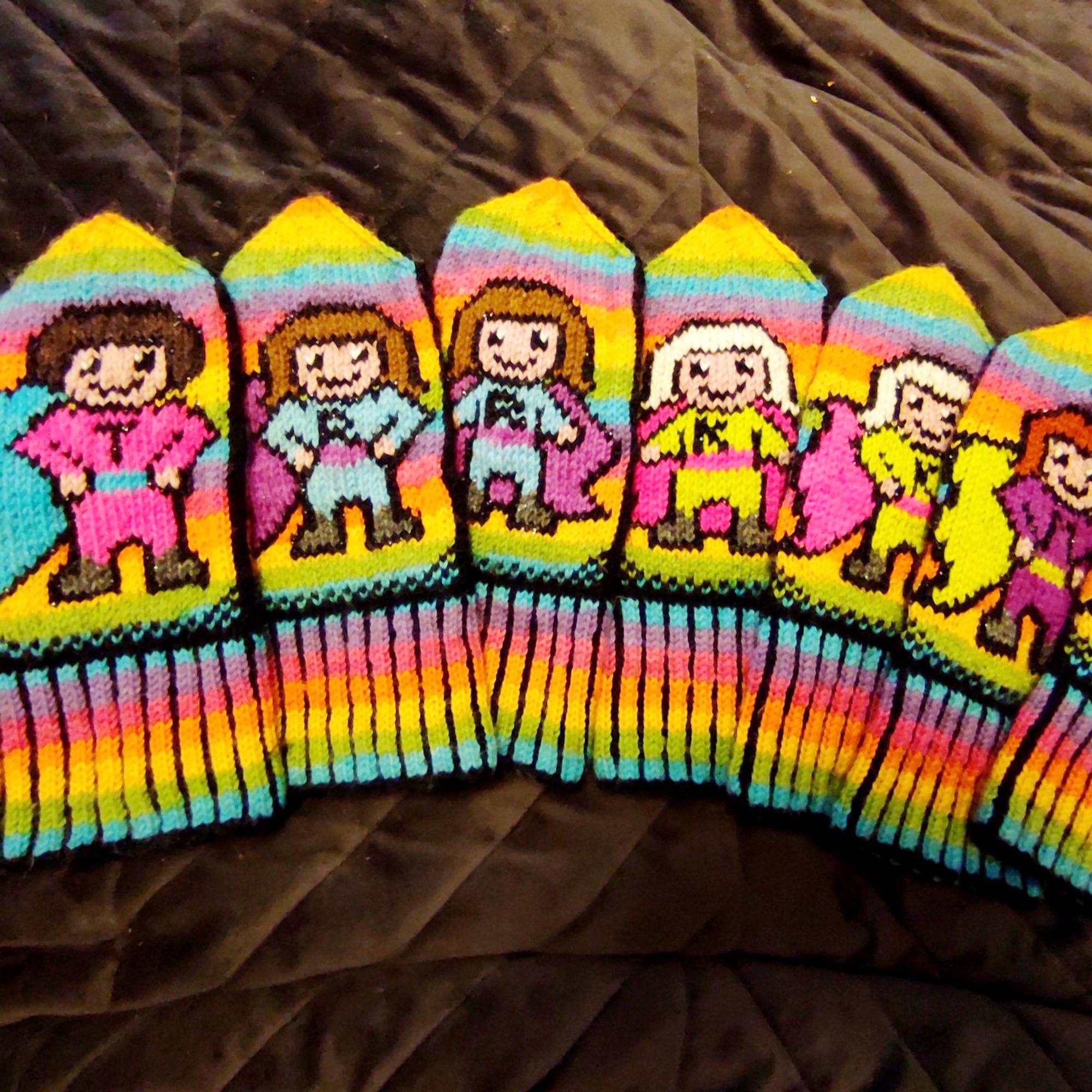 6-year-old Ville designed gift mittens for his daycare staff, and mom Sanna made them—“It’s simply wonderful he sees them as superwomen”