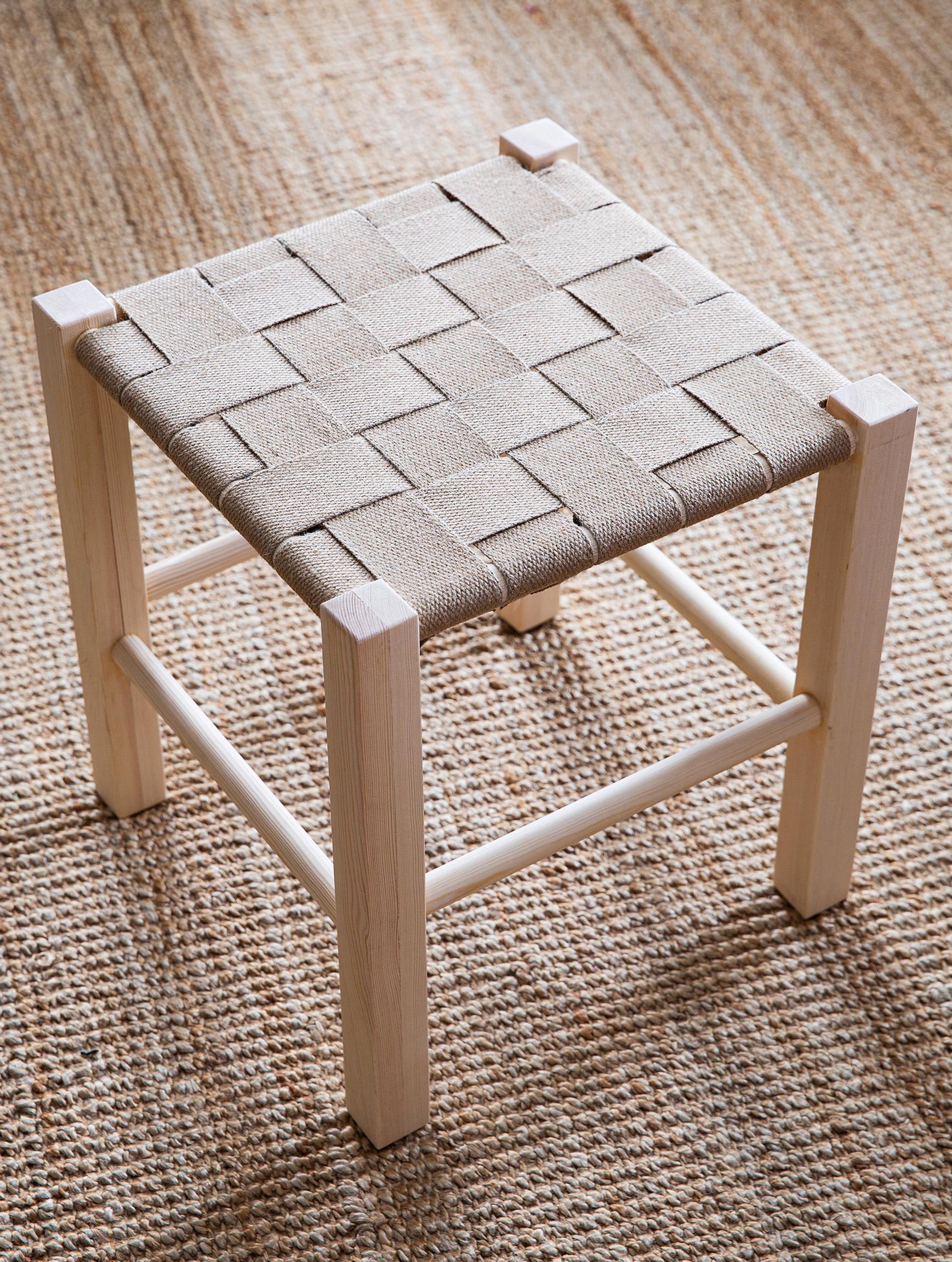 Webbing stool
