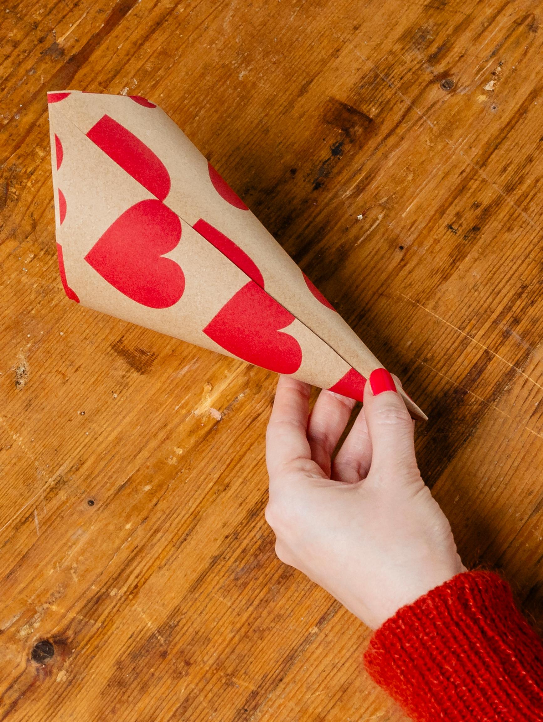 A finished paper cone