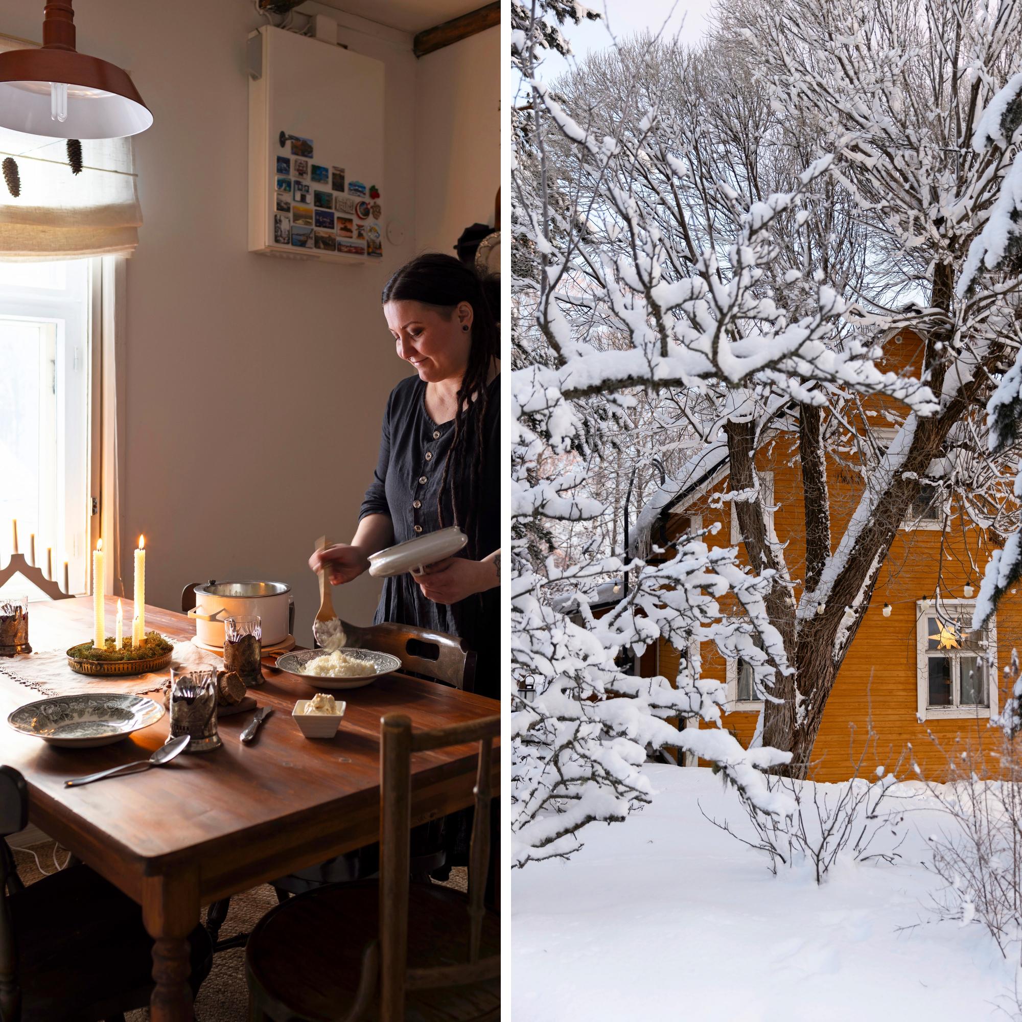 Jenna bought a 100-year-old log house: “At first, some were horrified, wondering how I’d manage such a demanding house alone”