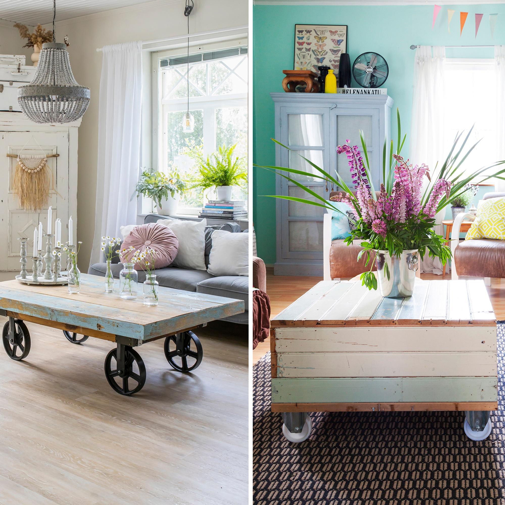 Better than store-bought! 6 eye-catching DIY coffee tables