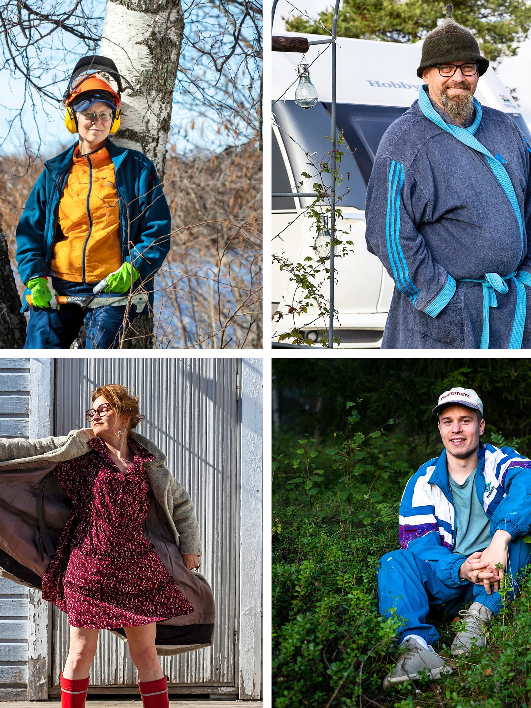 Dress any way you like at the cottage—or skip clothes altogether! 12 Finns share their authentic summer house style
