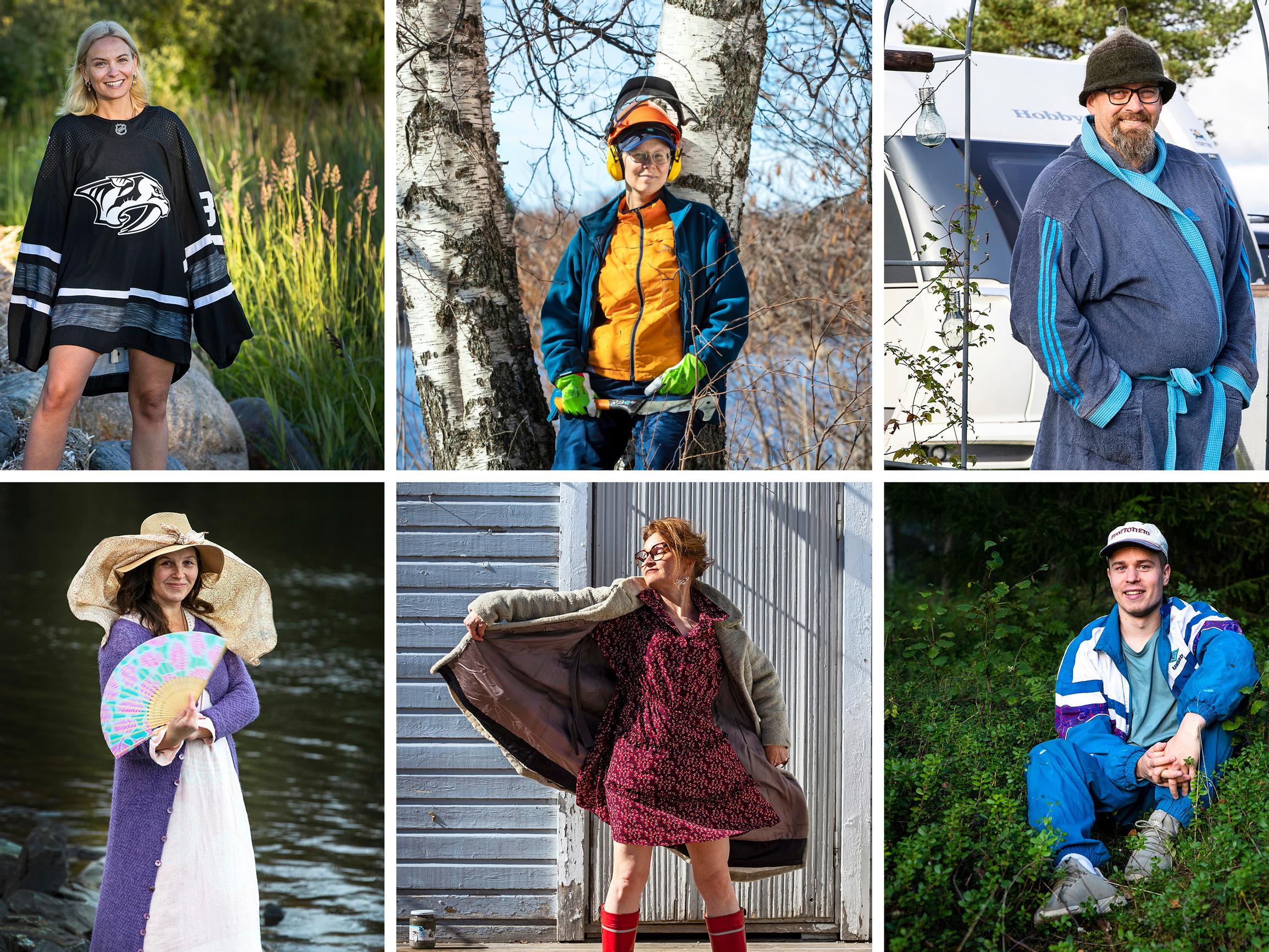 Dress any way you like at the cottage—or skip clothes altogether! 12 Finns share their authentic summer house style