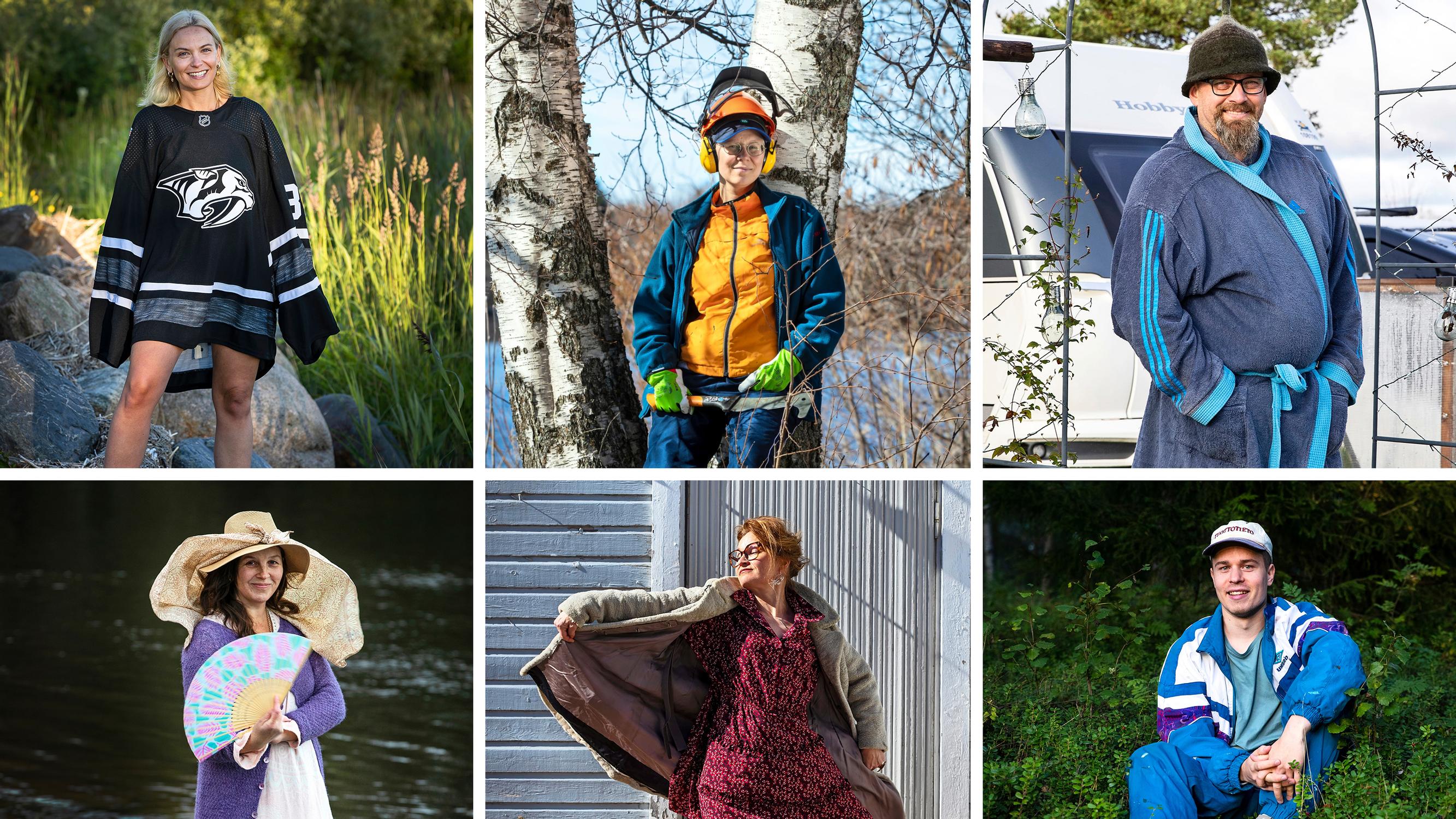 Dress any way you like at the cottage—or skip clothes altogether! 12 Finns share their authentic summer house style