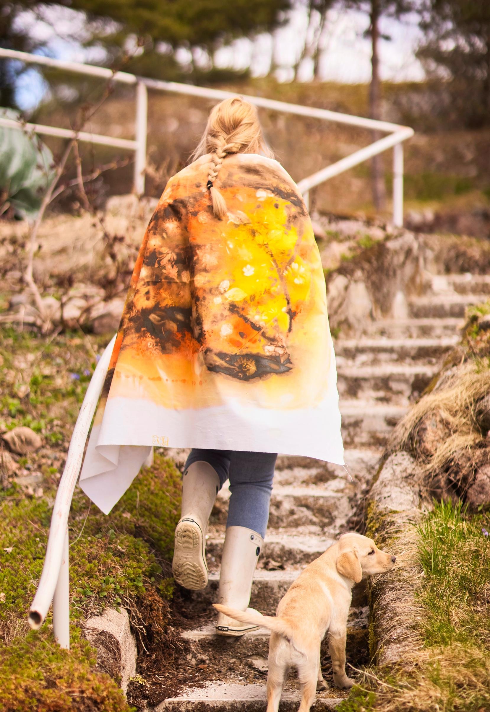 Sun-dyed fabric