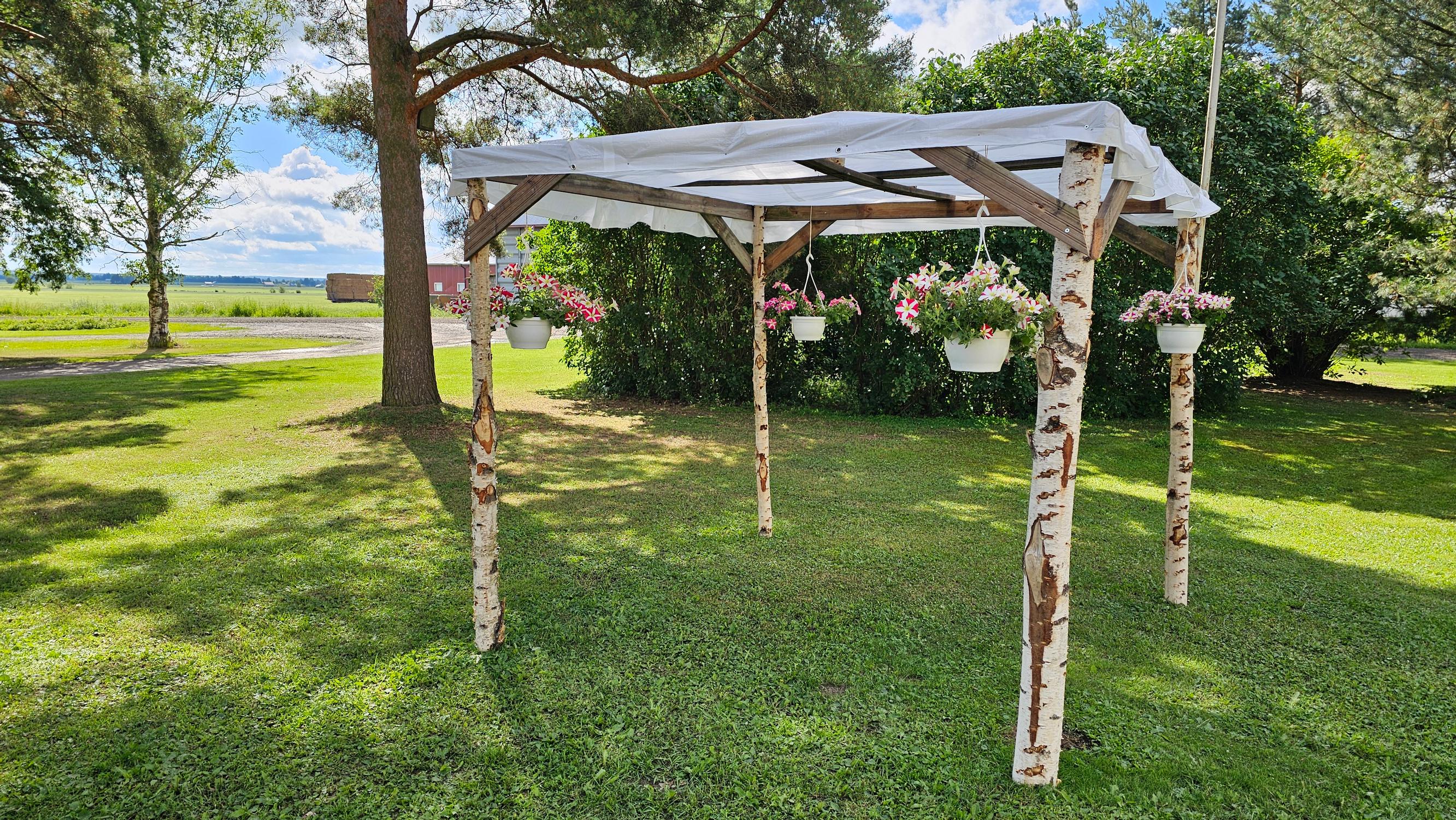 DIY party tent
