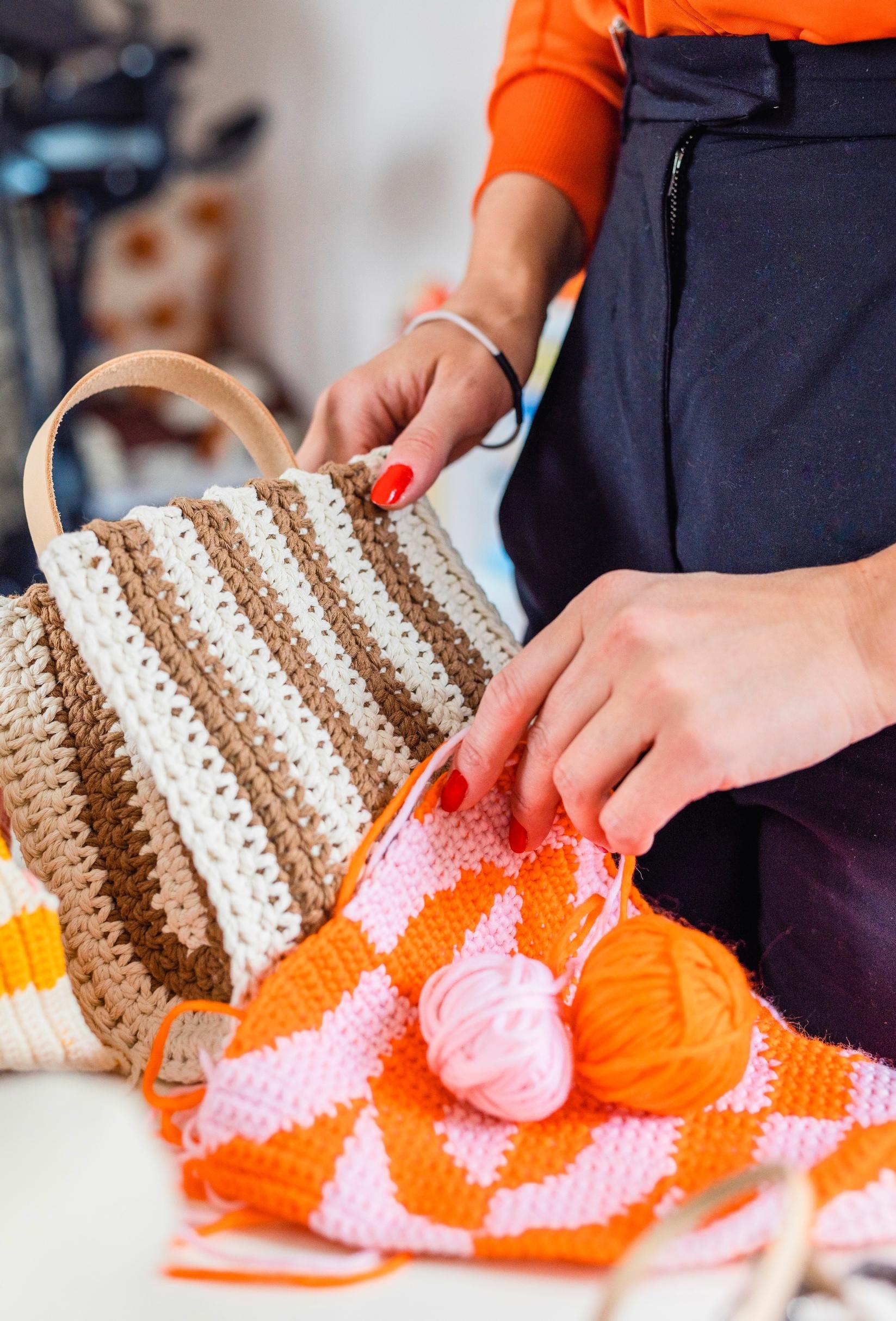 Molla Mills’ striped bag