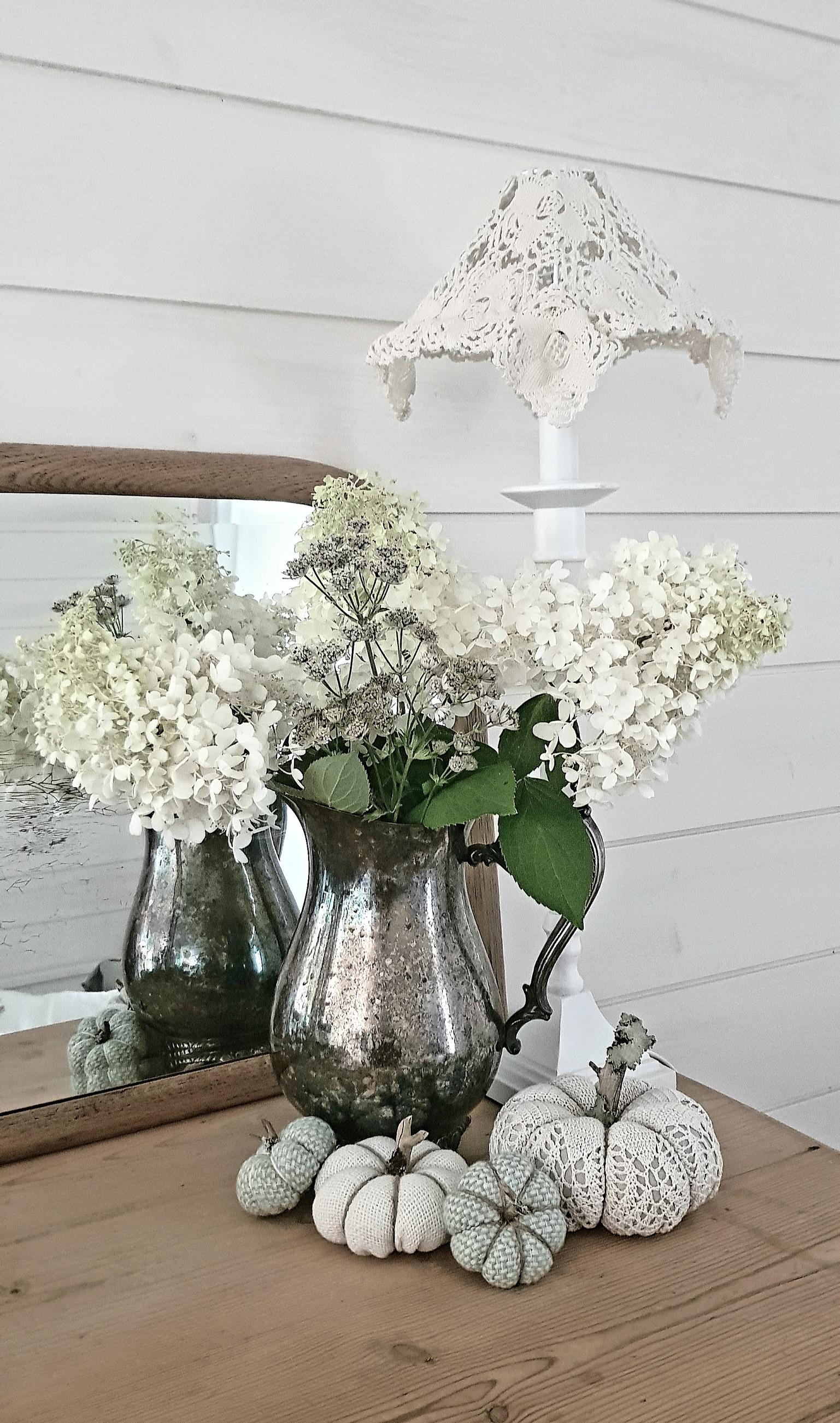 Pumpkins in a charmingly rustic arrangement.
