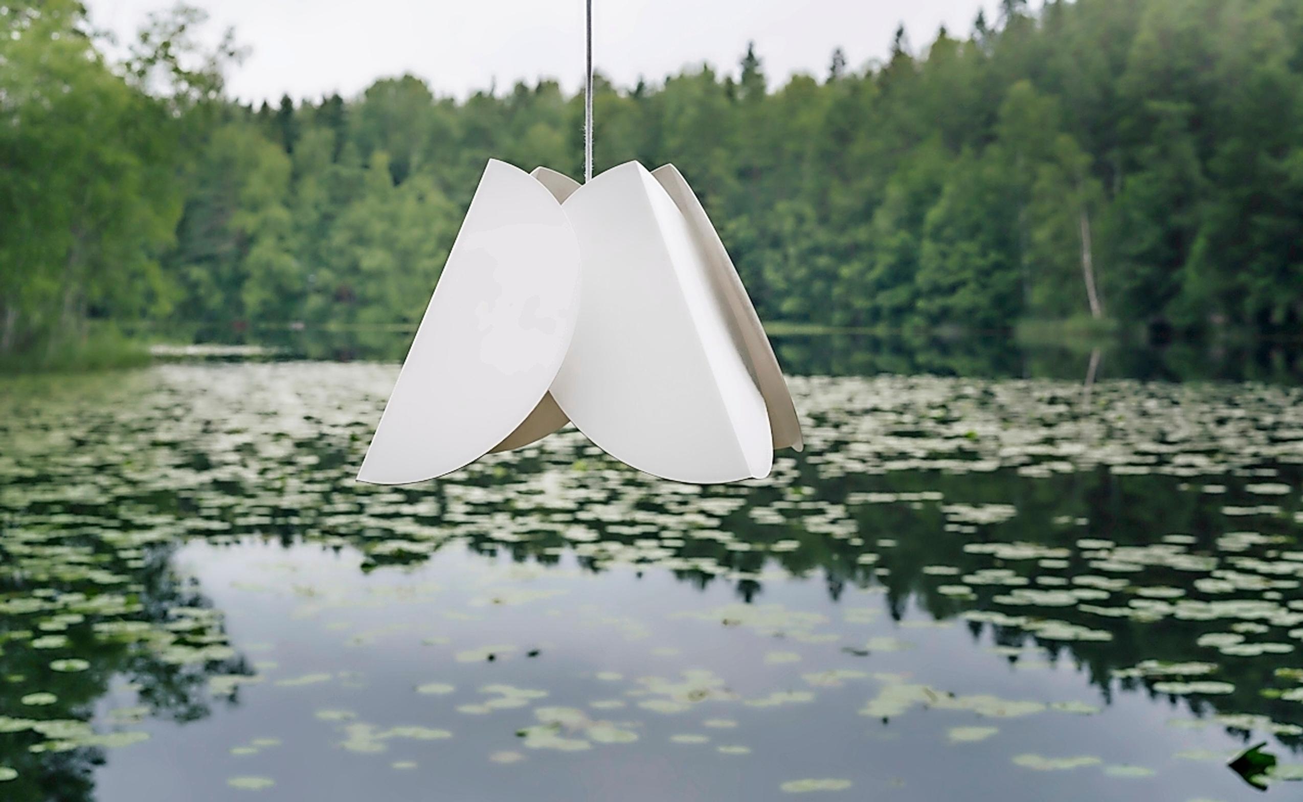 A minimalist metal Lehmus pendant lamp by Sessak