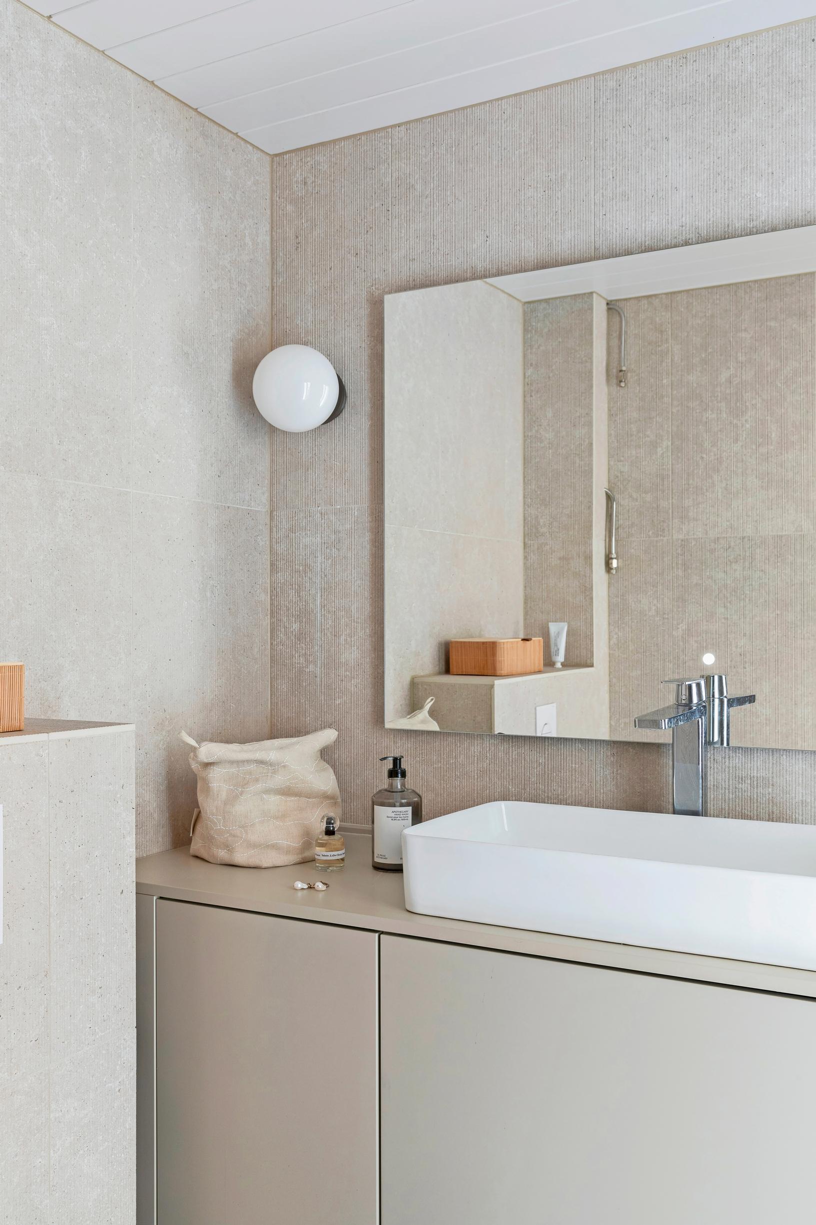 Sink cabinet adapted from an Ikea Pax unit