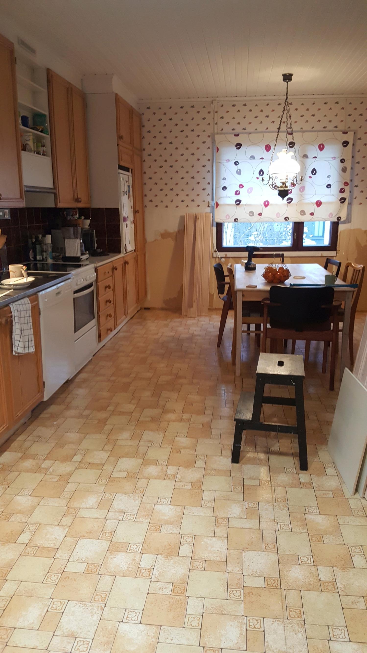 Veera Kuittinen’s kitchen before the renovation