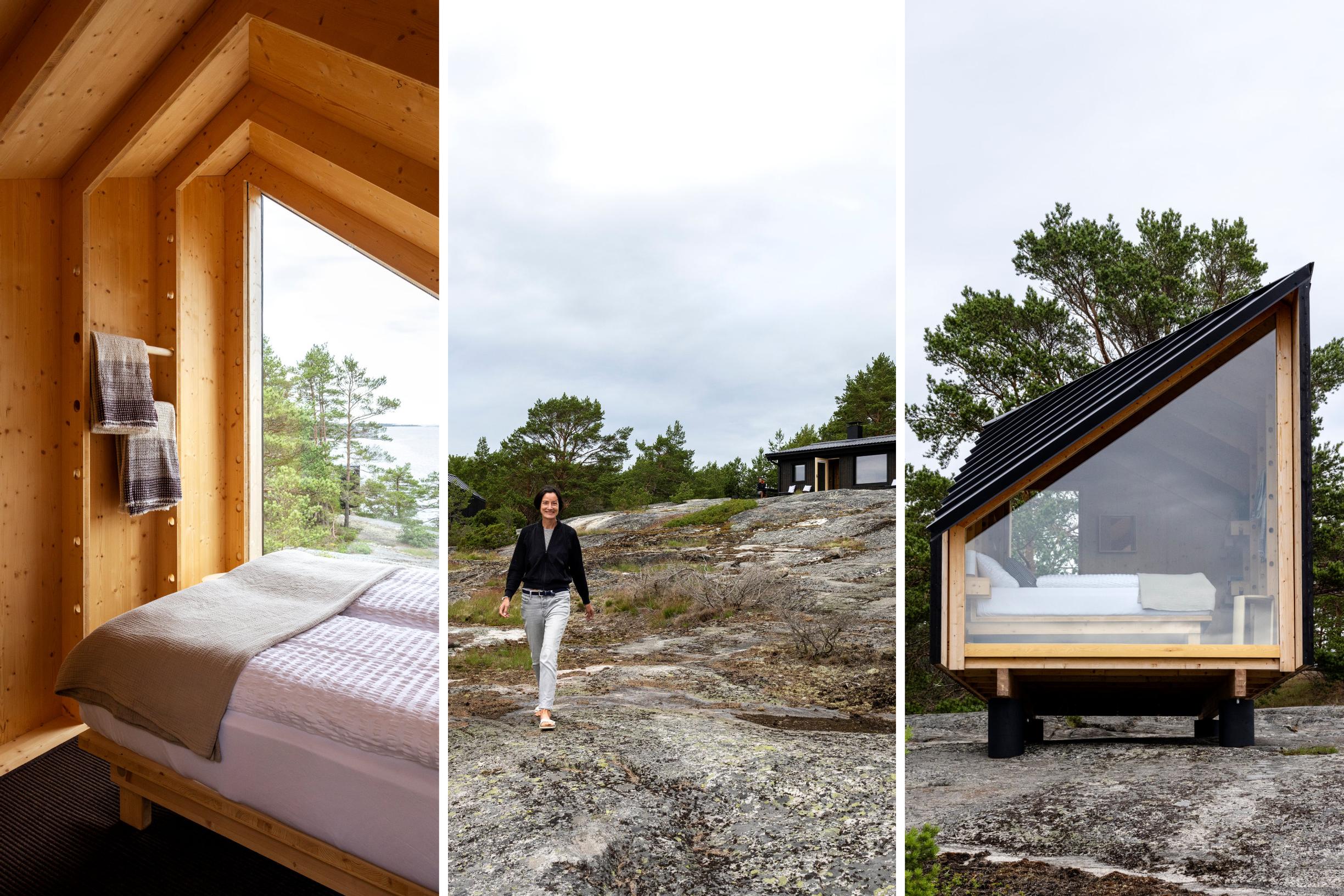 Mini-cabins in Turku’s outer archipelago: a Swiss couple’s dream hideaway