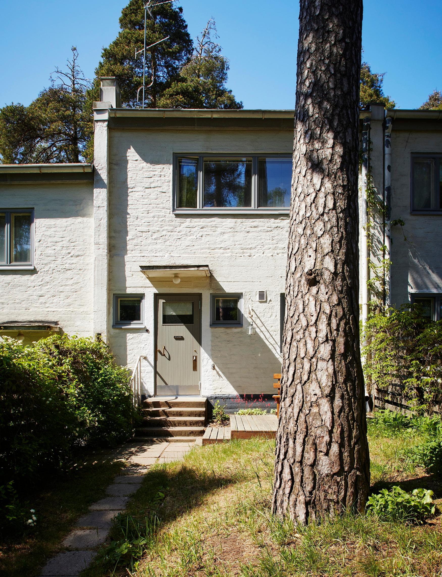 Facade of the row house