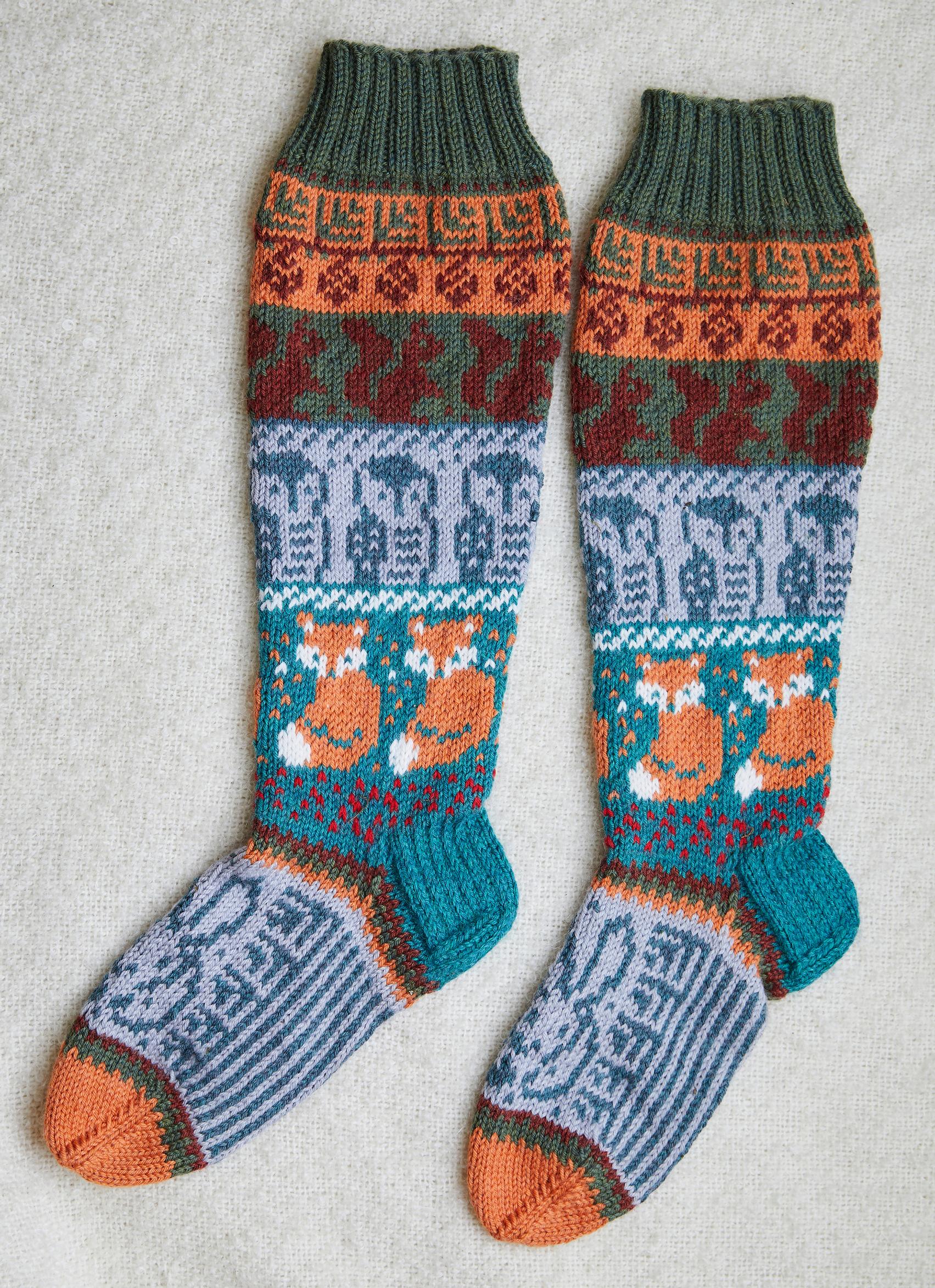 Forest folk socks