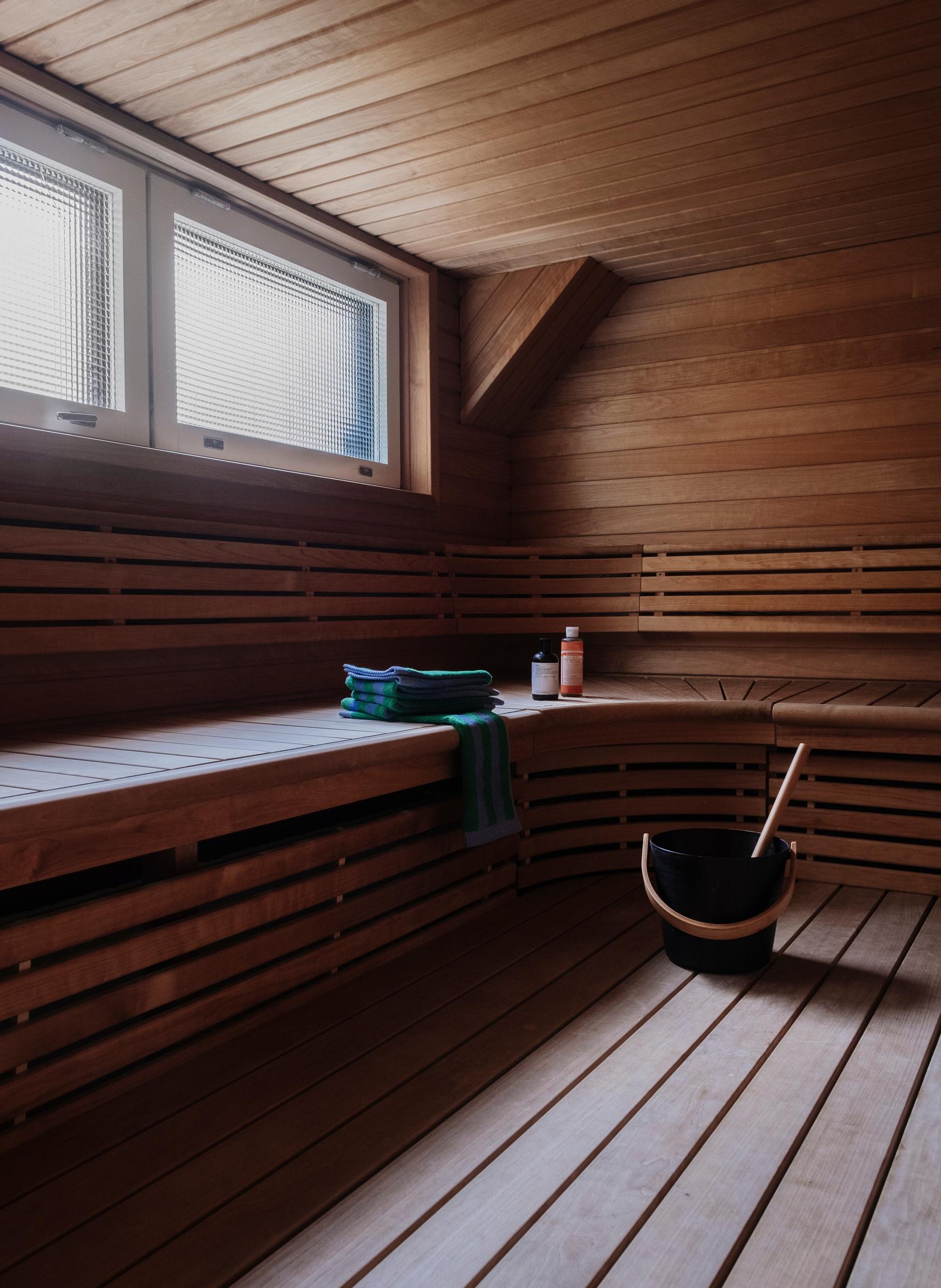 The sauna at home