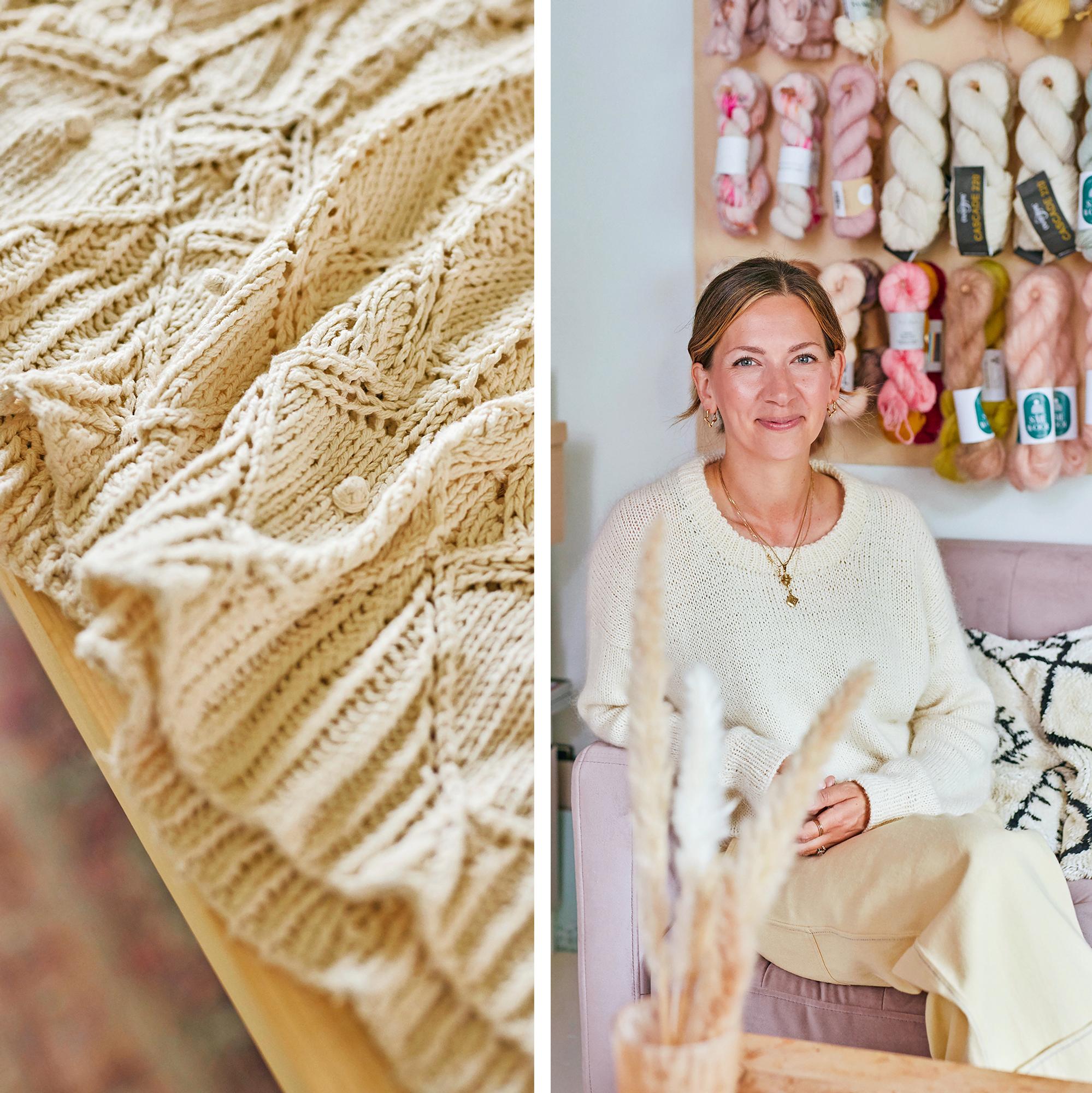 Knitting her own wedding dress made Veronika Lindberg a sensation: “I’m starting to trust that making knitting my life’s work will pay off”