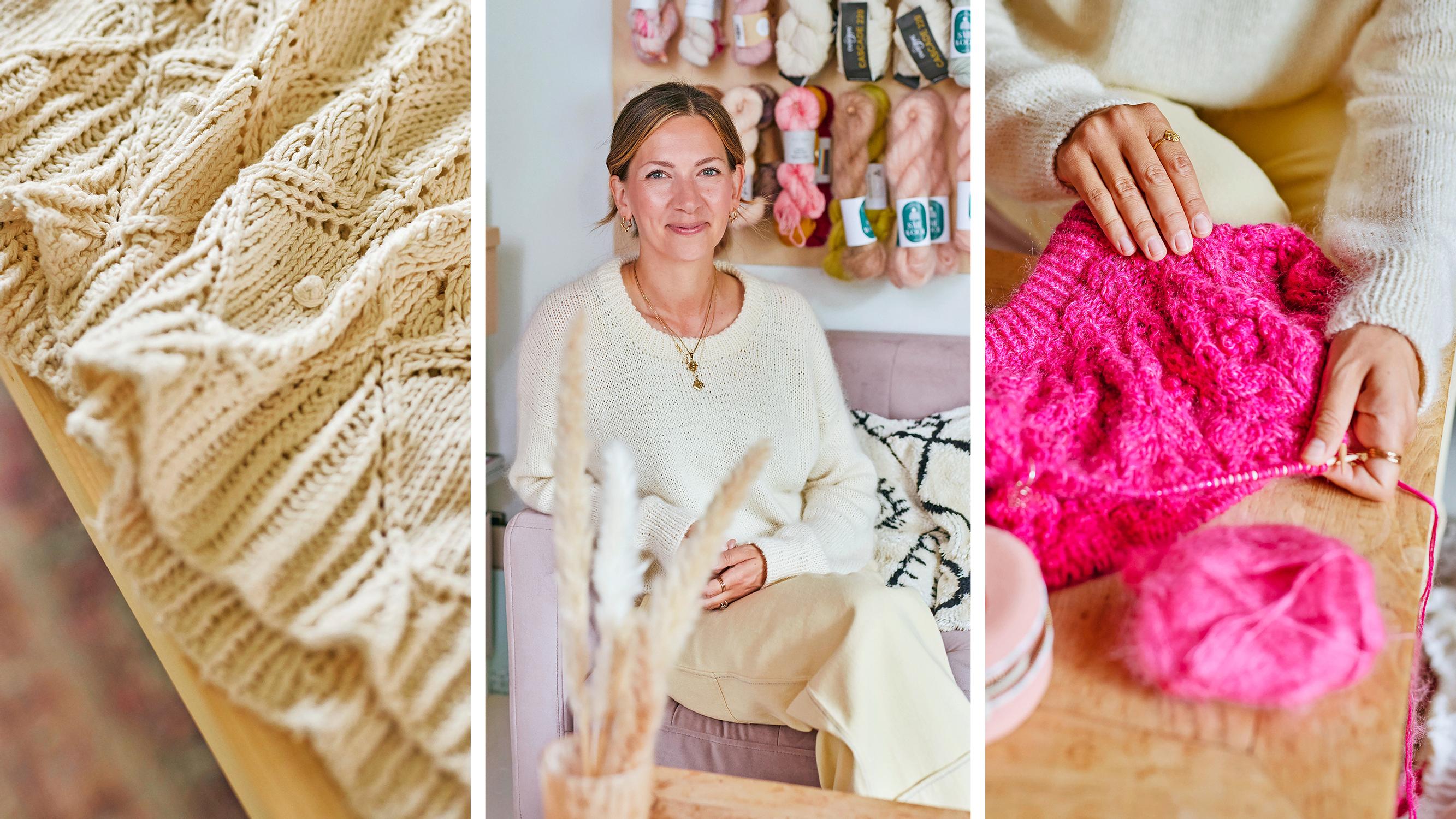 Knitting her own wedding dress made Veronika Lindberg a sensation: “I’m starting to trust that making knitting my life’s work will pay off”