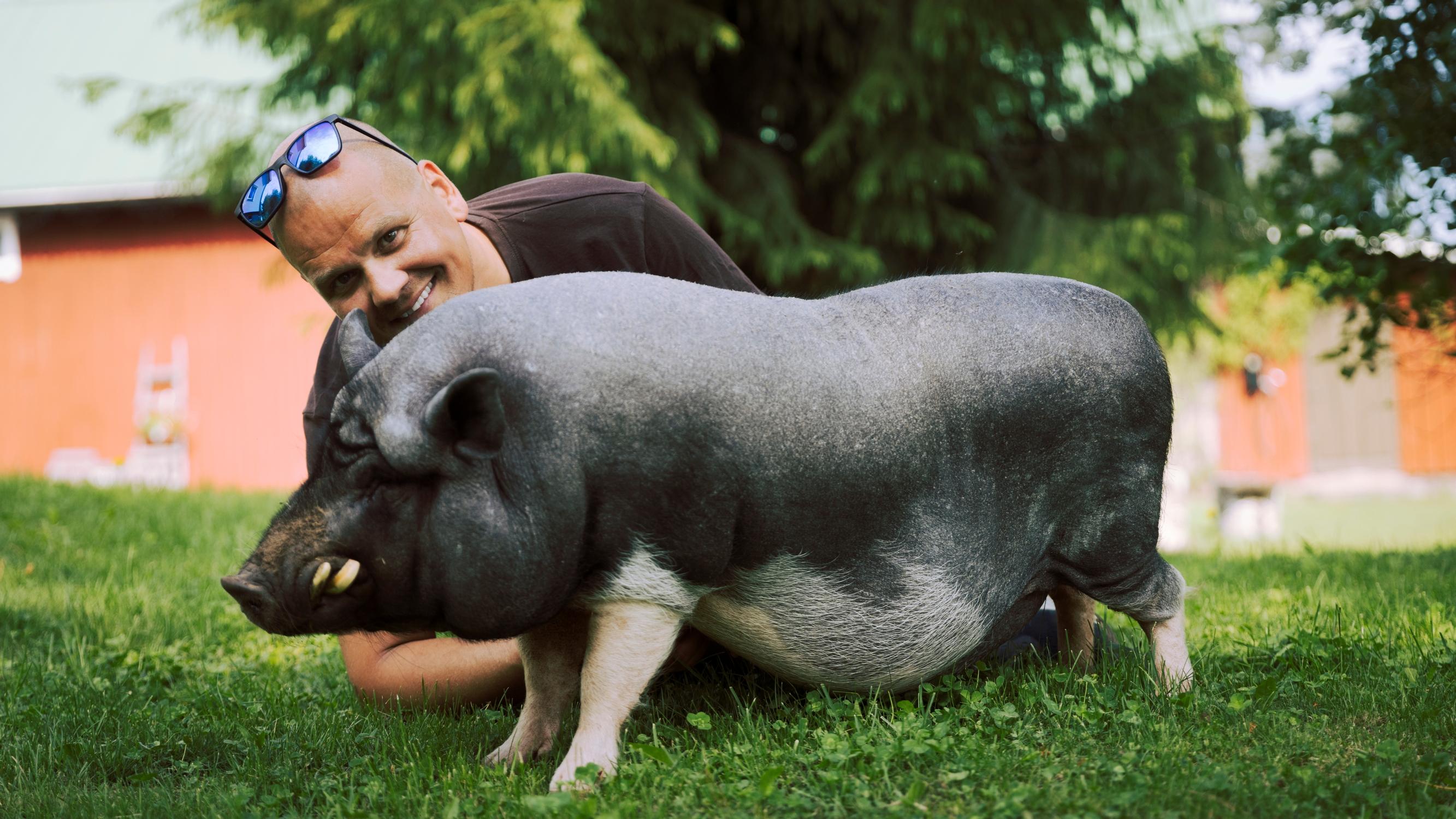 Finnish police officer has 70 pets from cows and pigs to reindeer: “Everyone gets to live a good life in their own way”